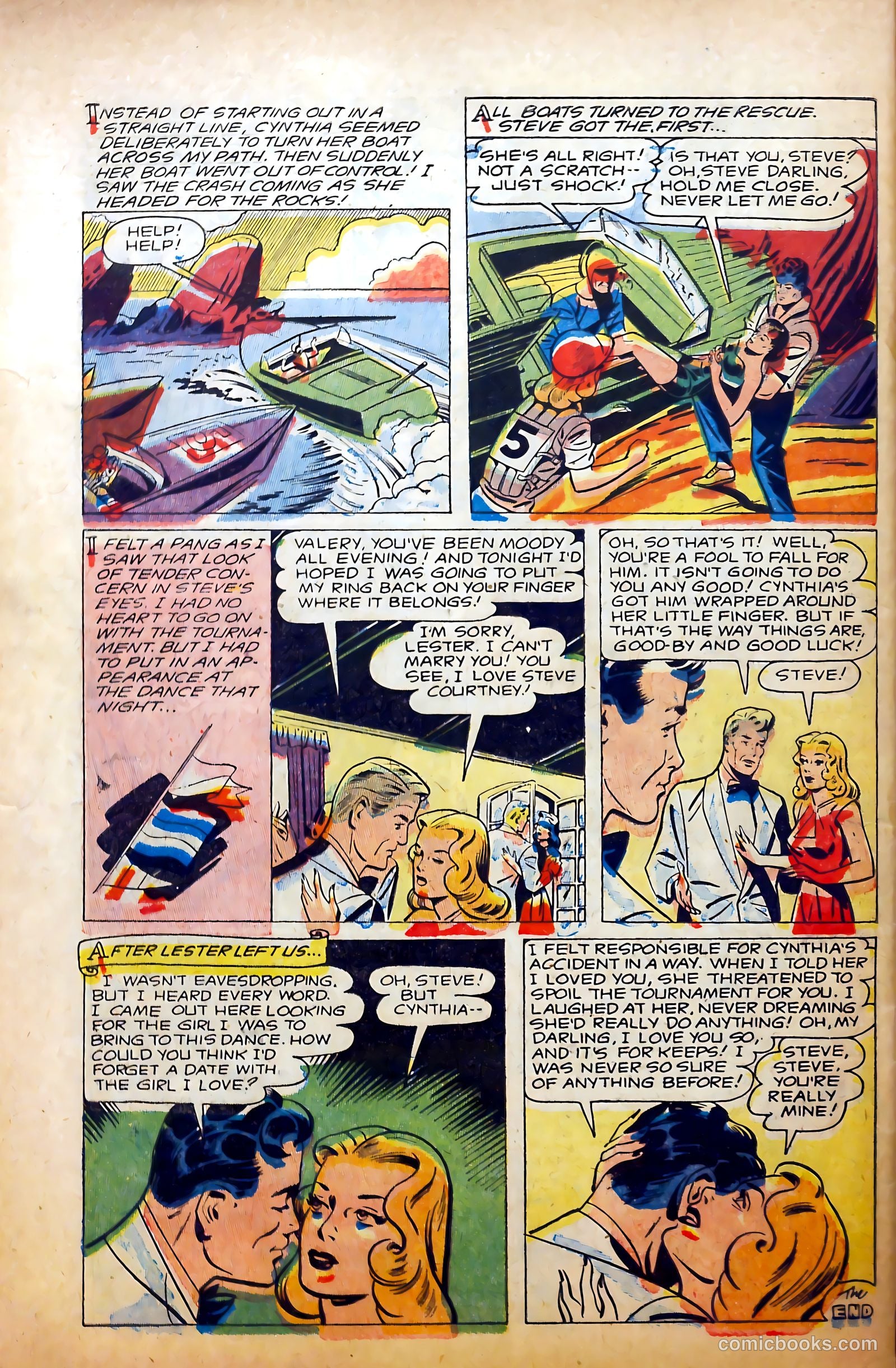 Glamorous Romances #82 (1955) — page 34 of 37