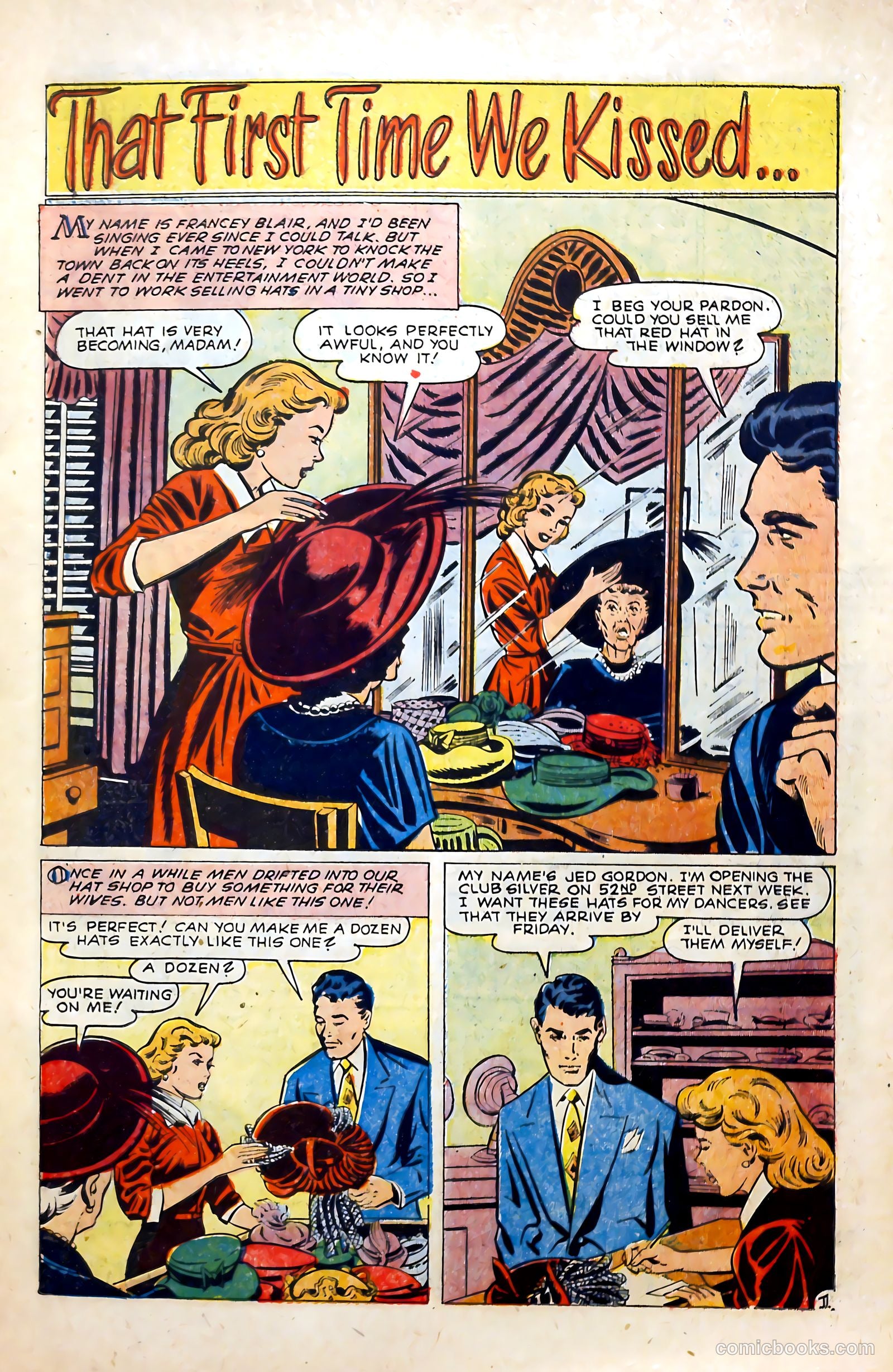 Glamorous Romances #83 (1955) — page 3 of 36