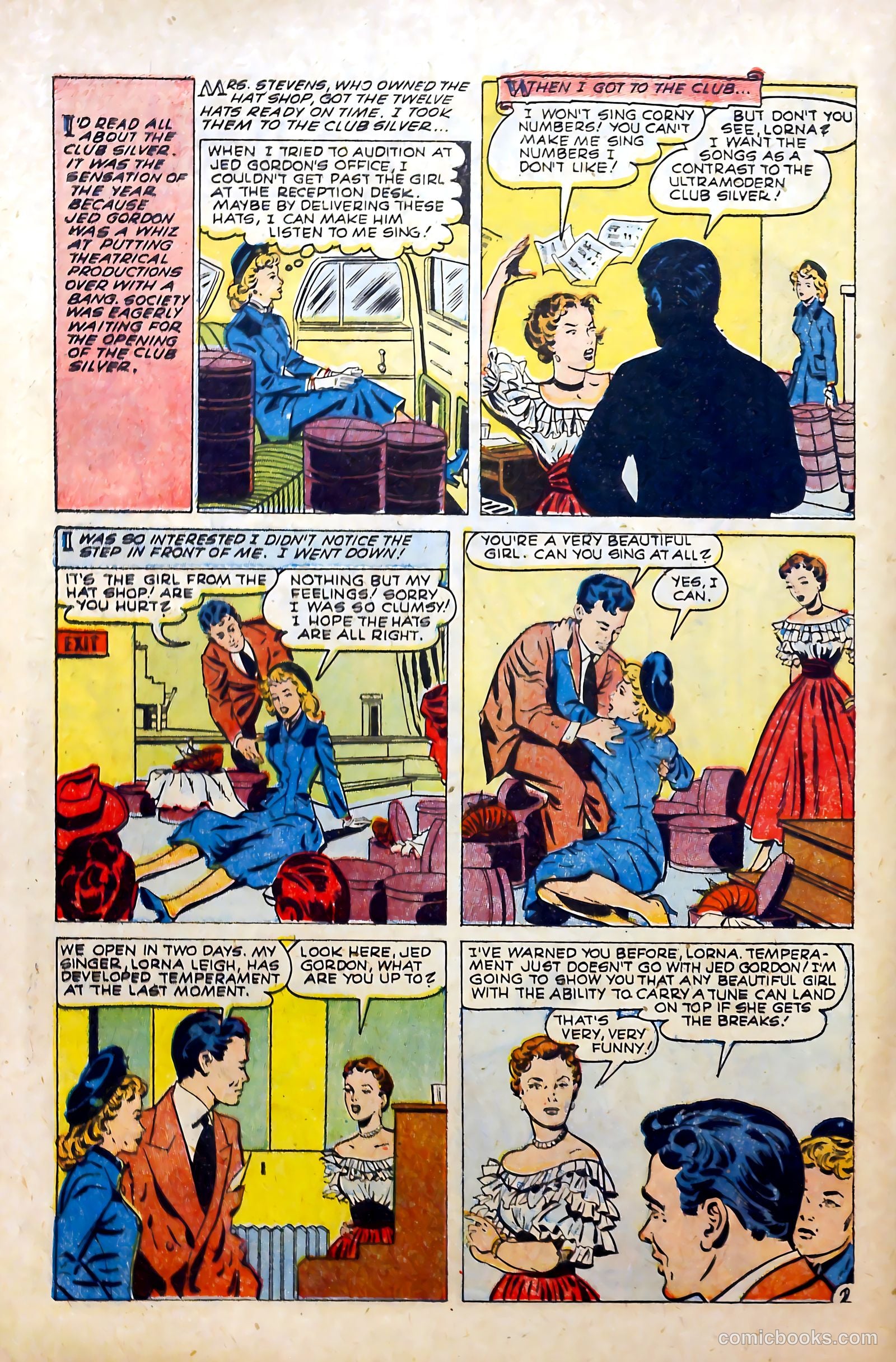Glamorous Romances #83 (1955) — page 4 of 36