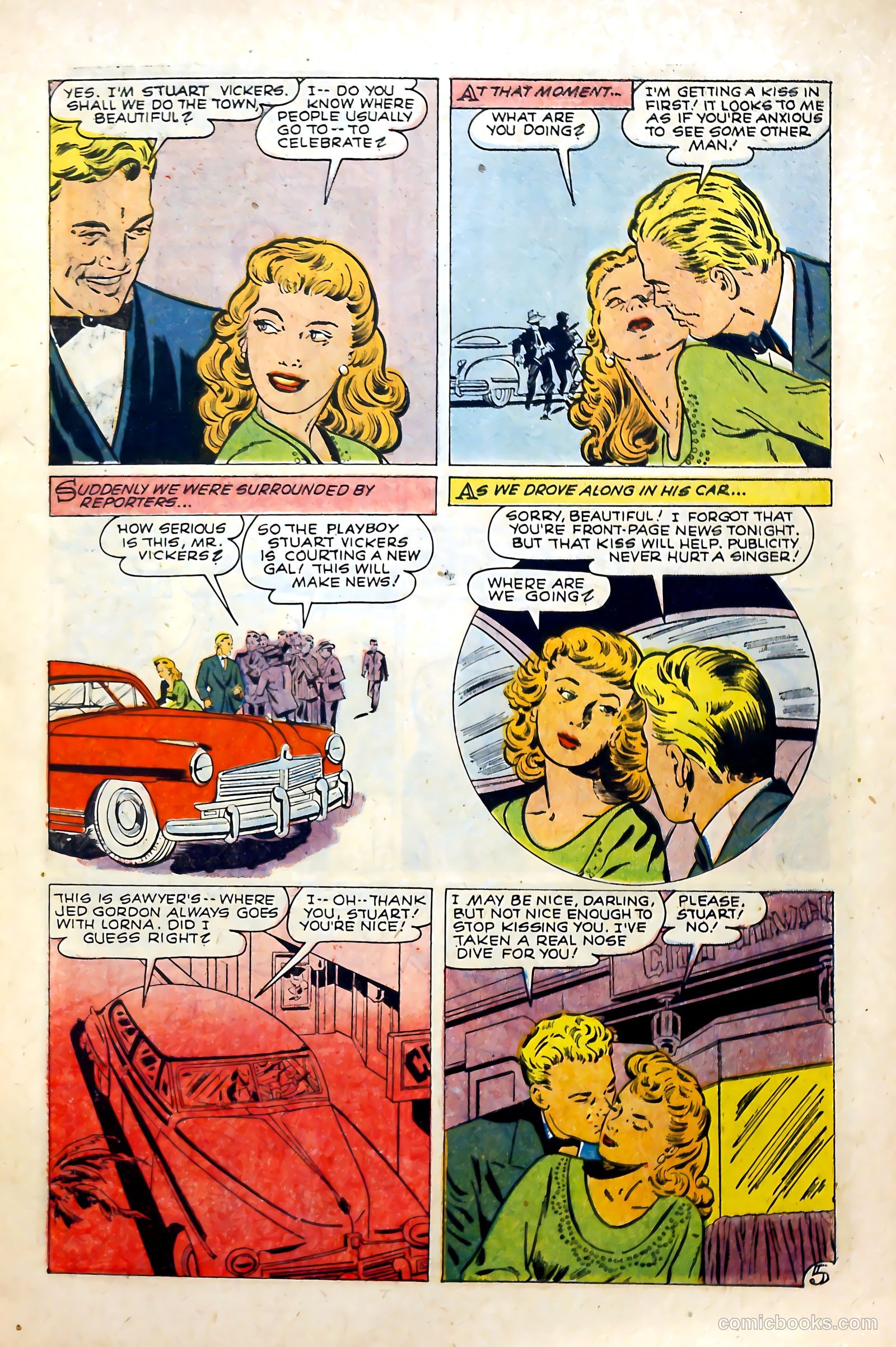 Glamorous Romances #83 (1955) — page 7 of 36