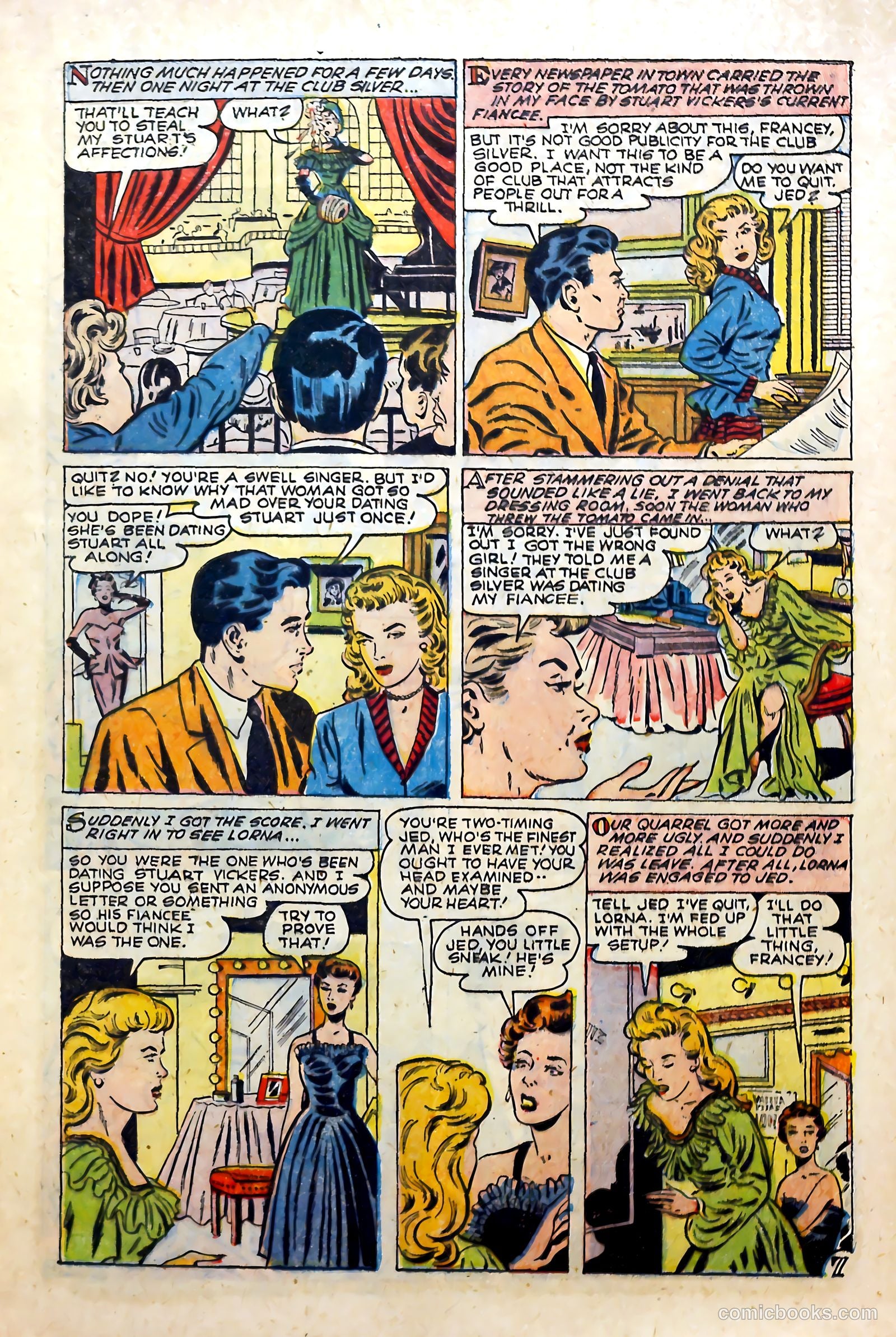 Glamorous Romances #83 (1955) — page 9 of 36