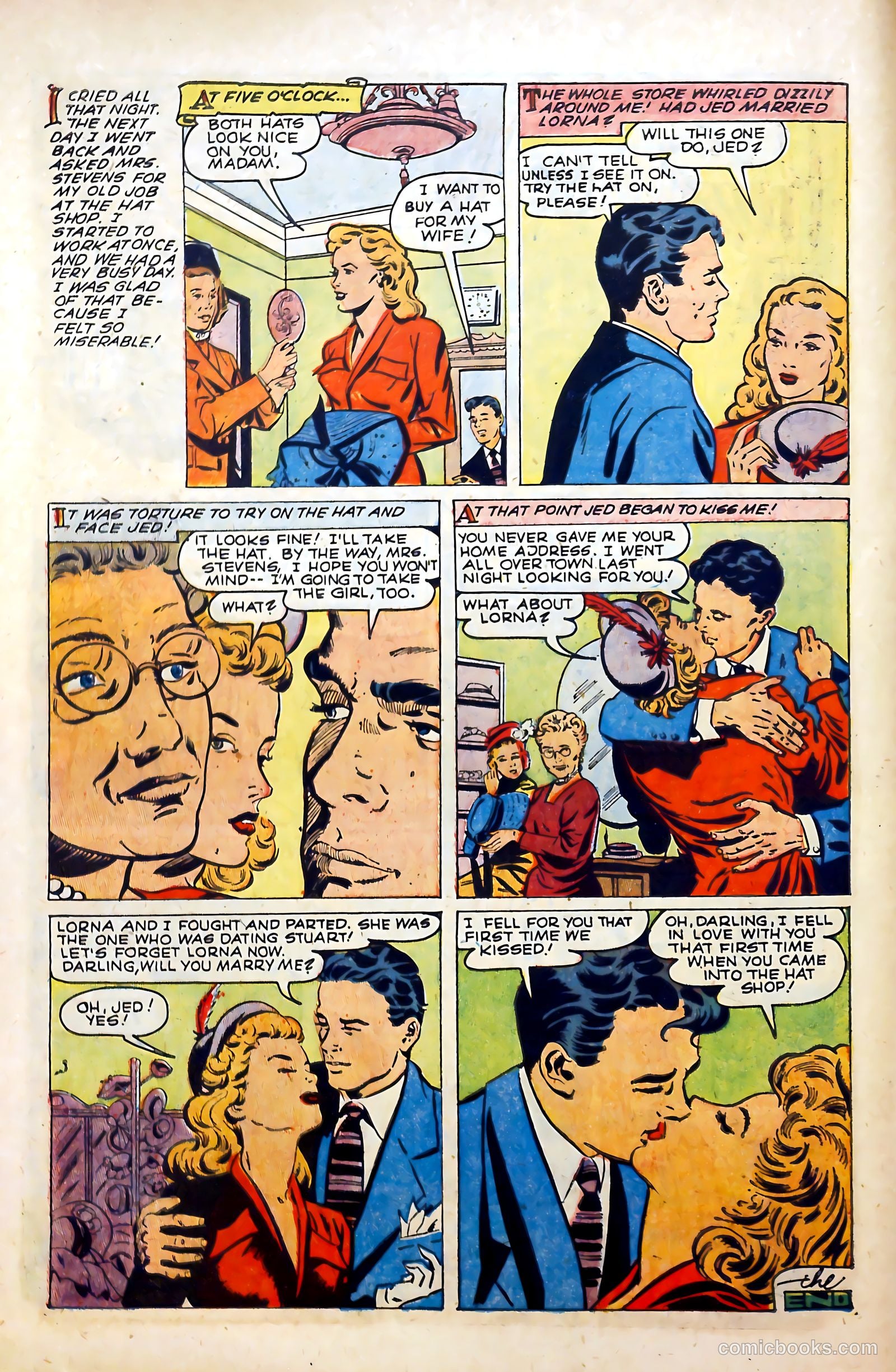 Glamorous Romances #83 (1955) — page 10 of 36
