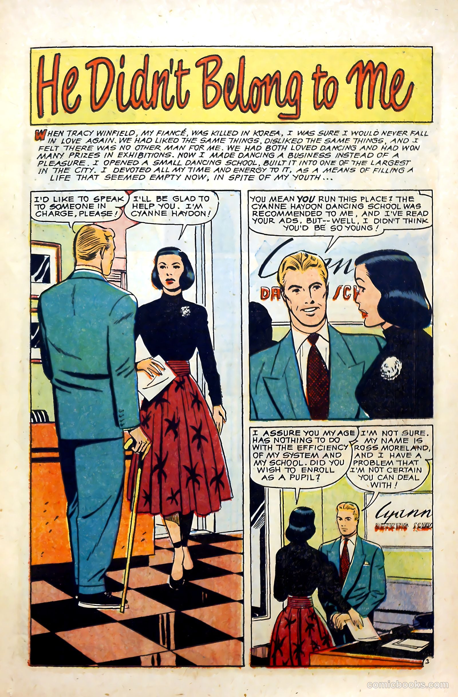 Glamorous Romances #83 (1955) — page 11 of 36