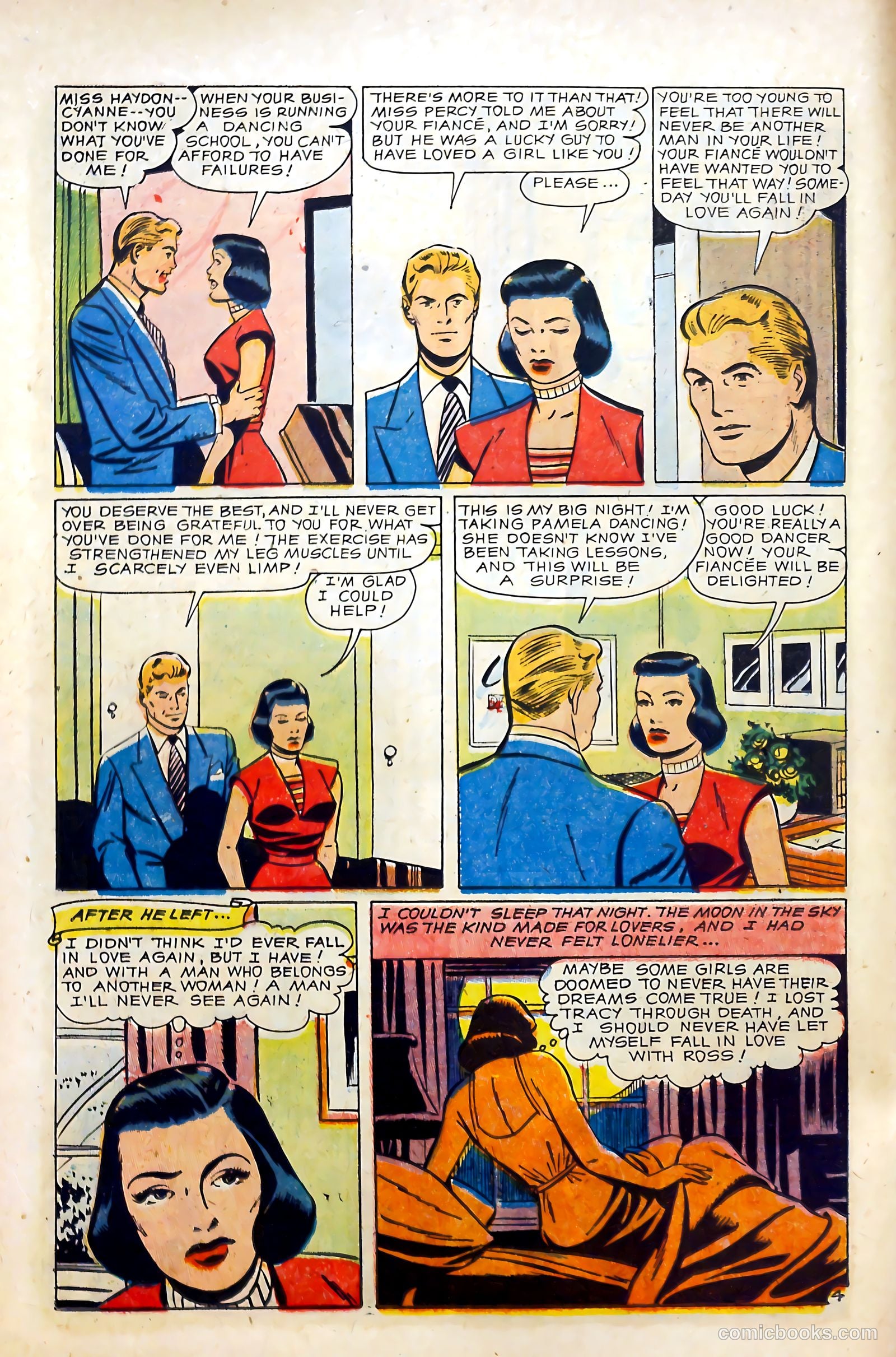Glamorous Romances #83 (1955) — page 14 of 36