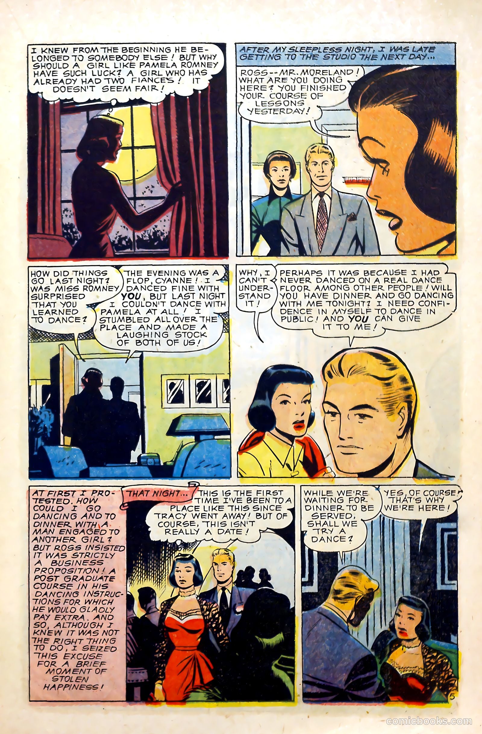 Glamorous Romances #83 (1955) — page 15 of 36