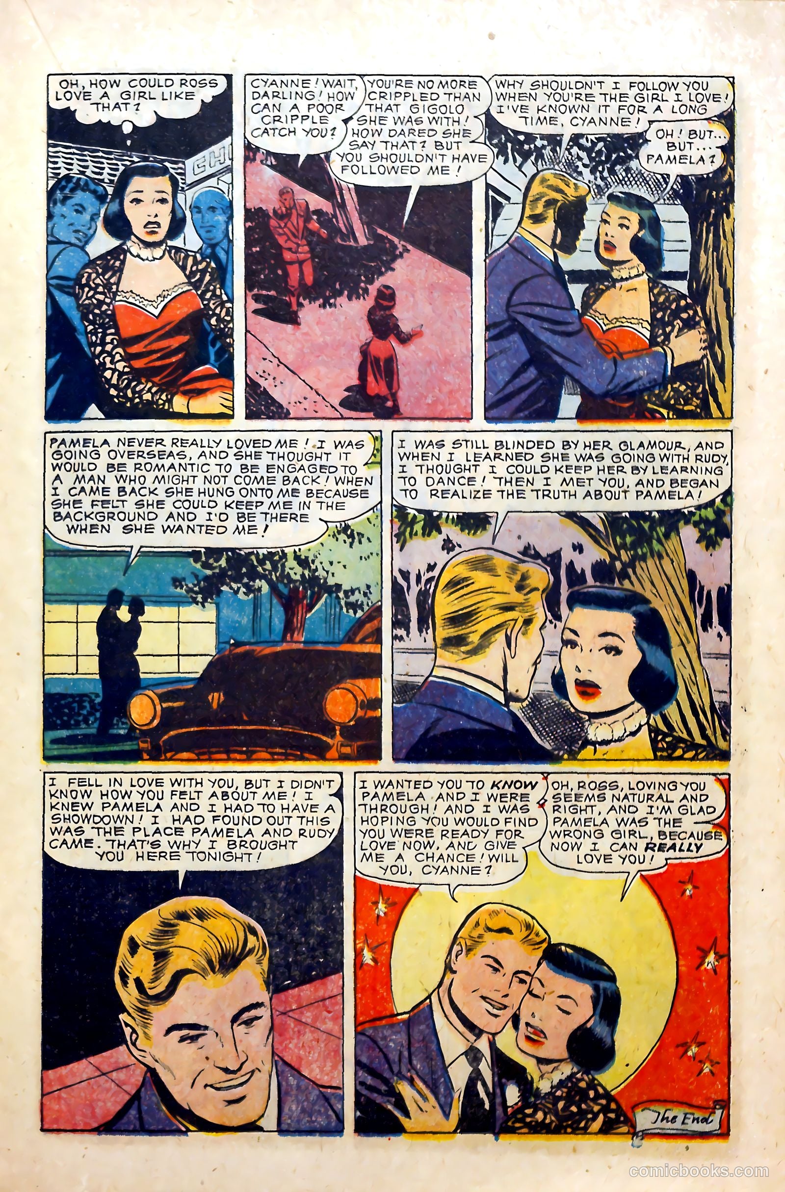 Glamorous Romances #83 (1955) — page 17 of 36