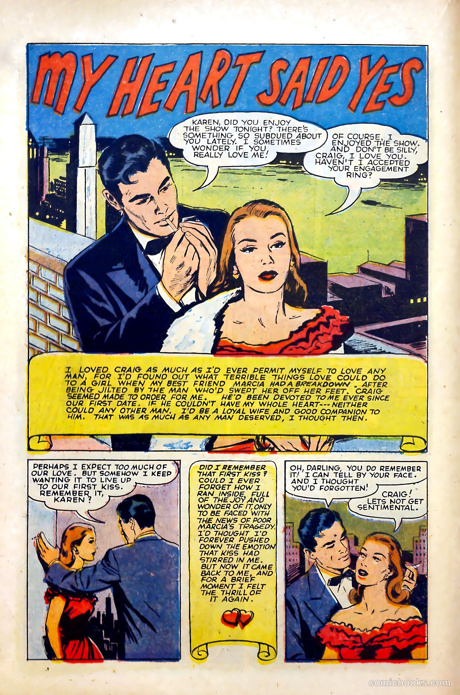 Glamorous Romances #83 (1955) — page 18 of 36