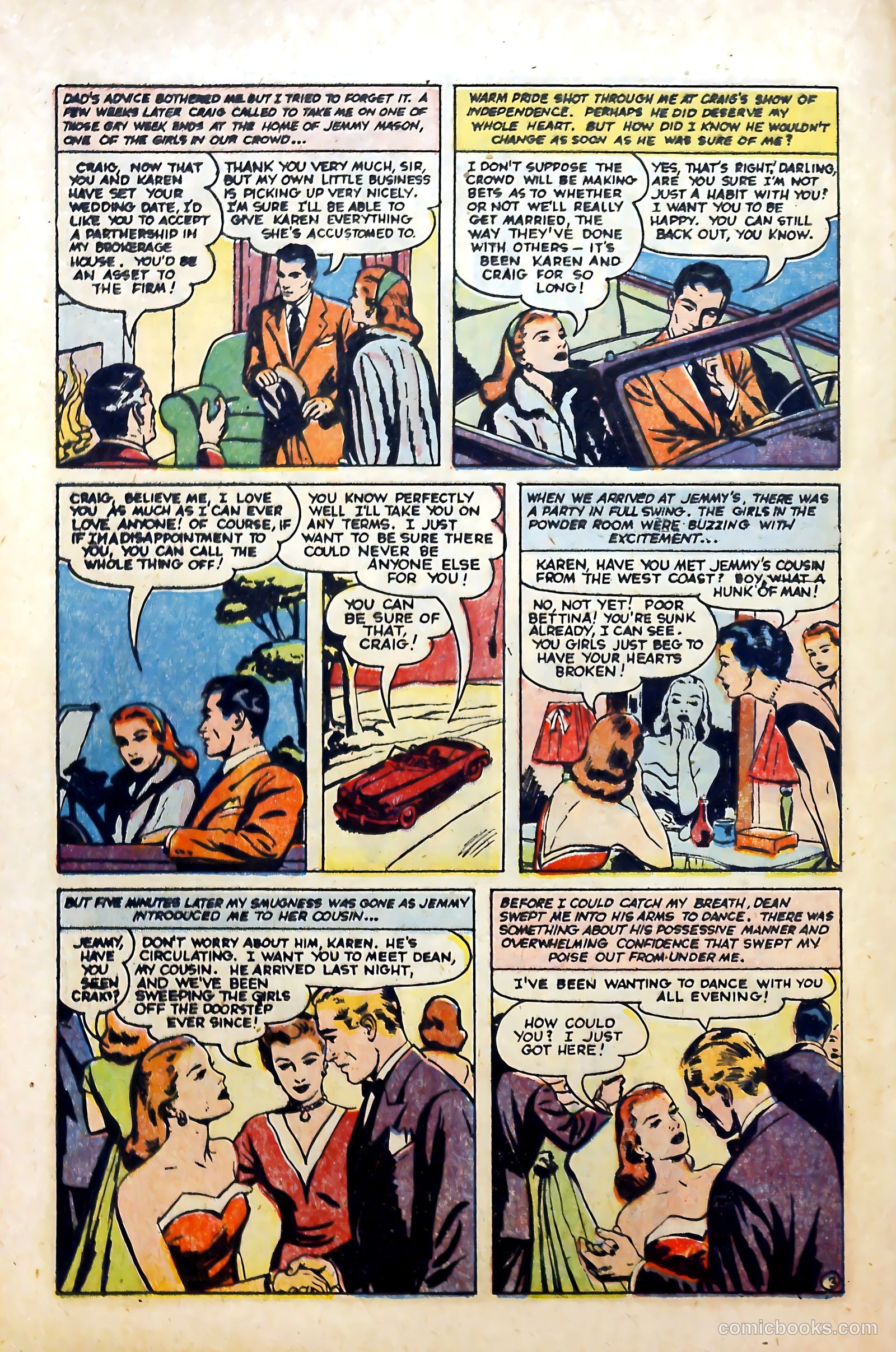 Glamorous Romances #83 (1955) — page 20 of 36