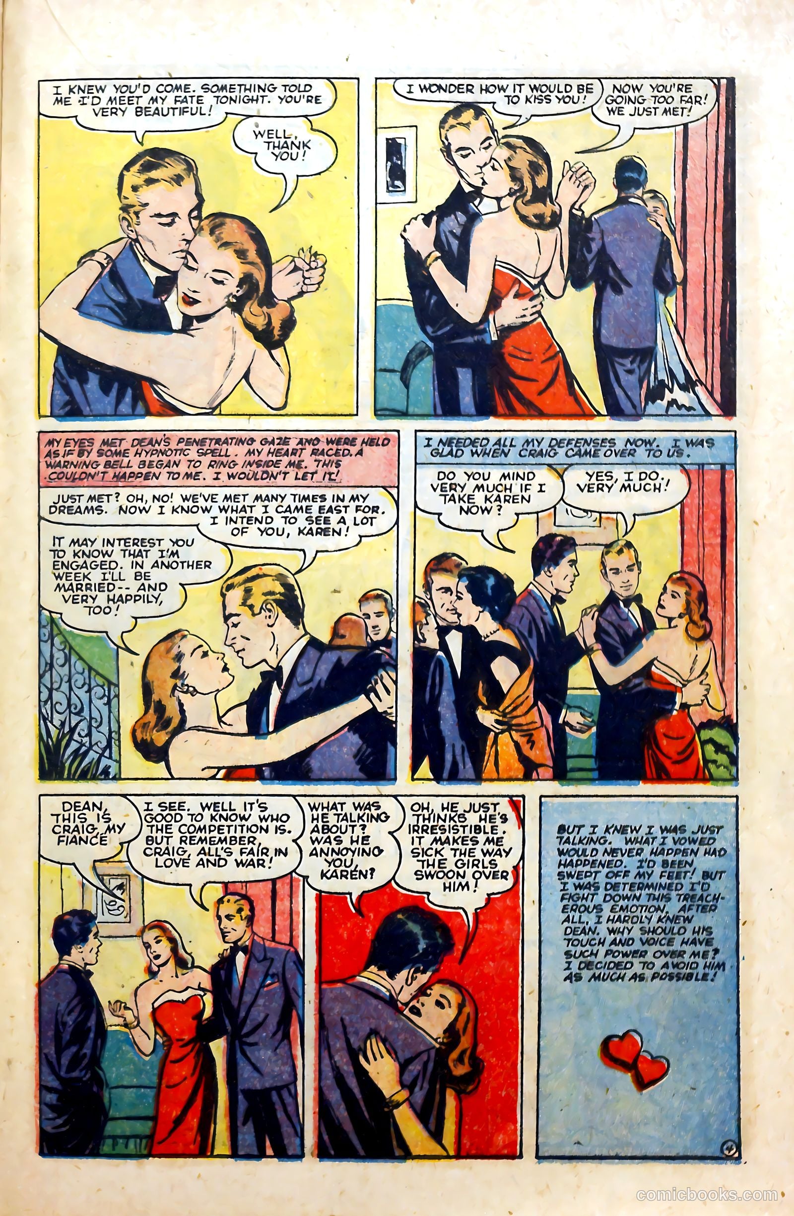 Glamorous Romances #83 (1955) — page 21 of 36