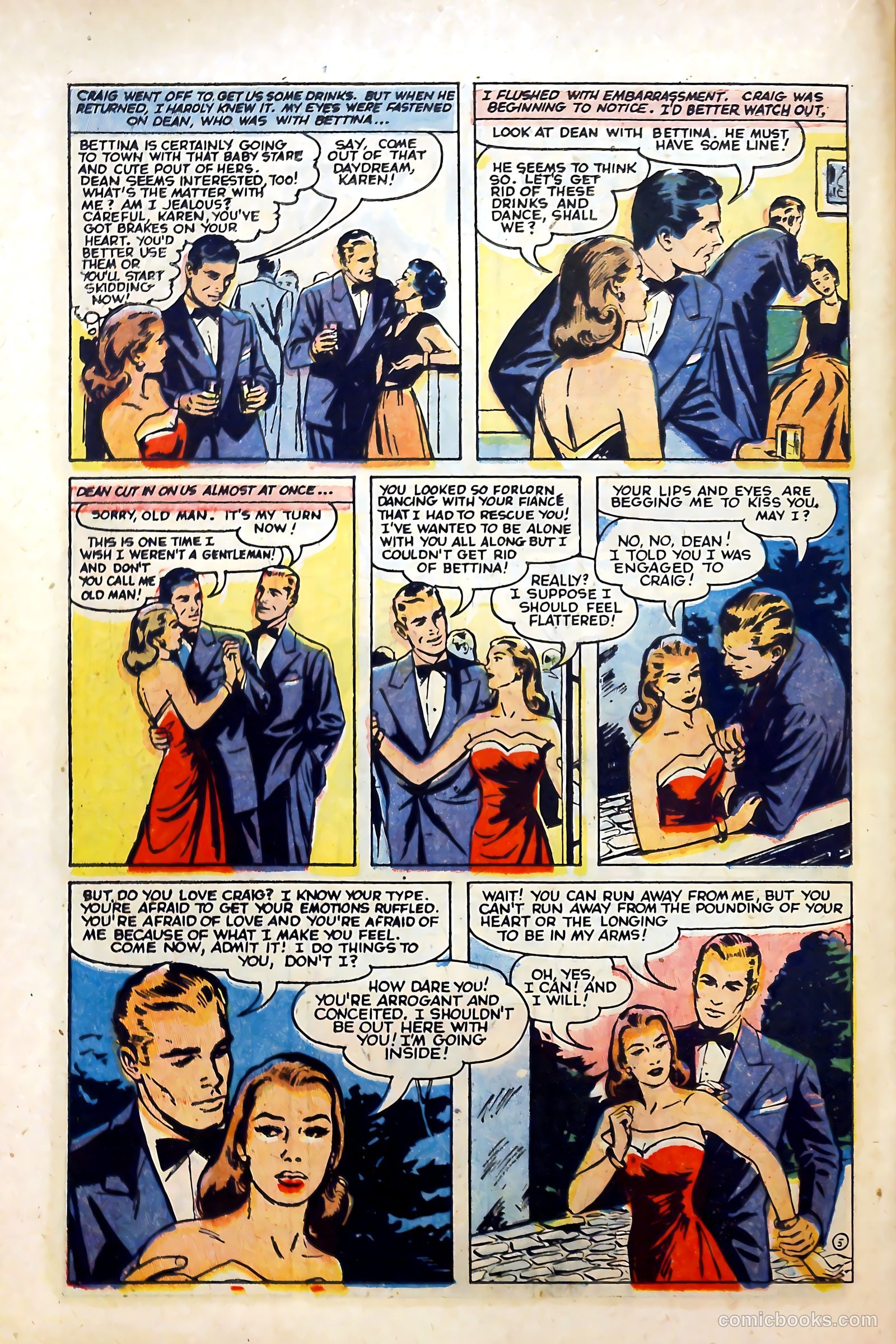 Glamorous Romances #83 (1955) — page 22 of 36
