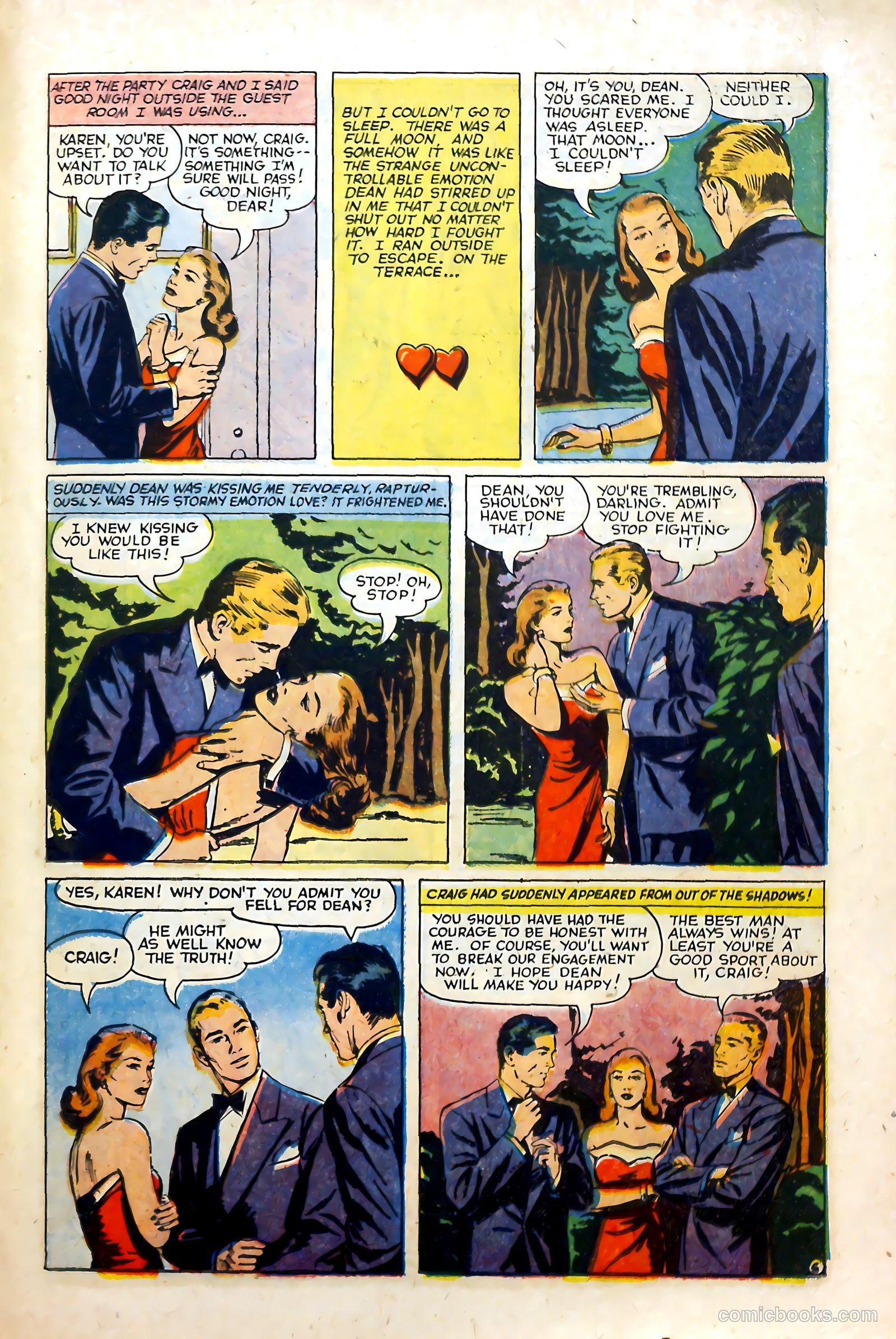 Glamorous Romances #83 (1955) — page 23 of 36