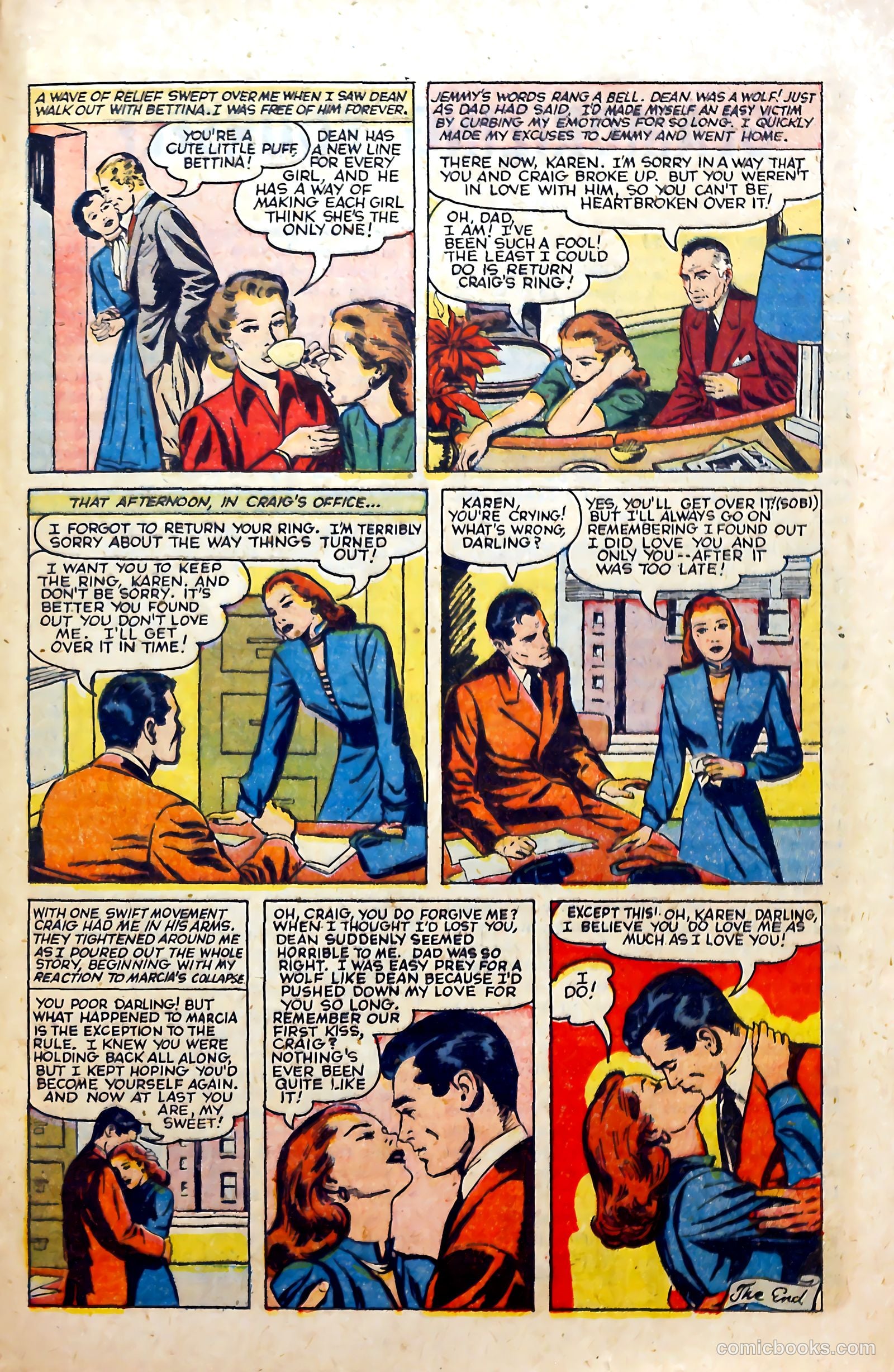 Glamorous Romances #83 (1955) — page 25 of 36