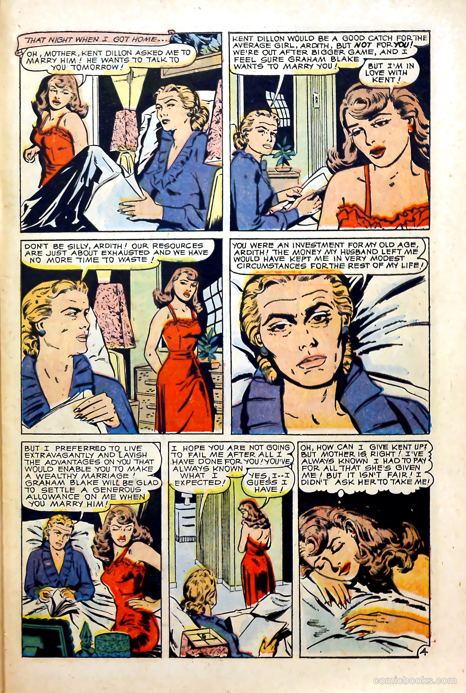 Glamorous Romances #83 (1955) — page 31 of 36