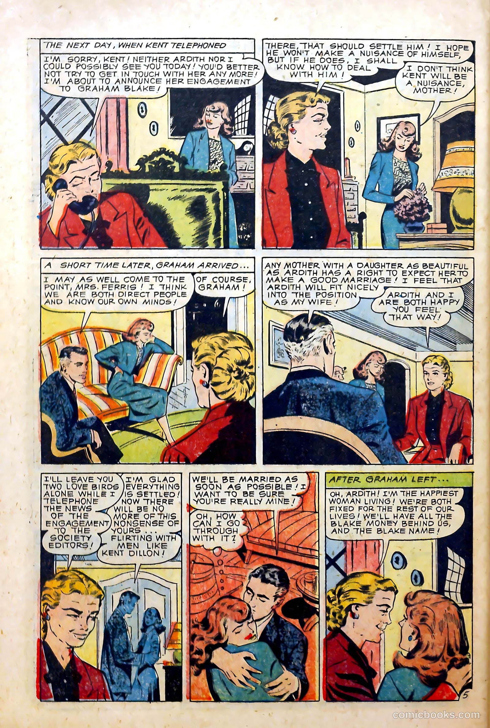 Glamorous Romances #83 (1955) — page 32 of 36