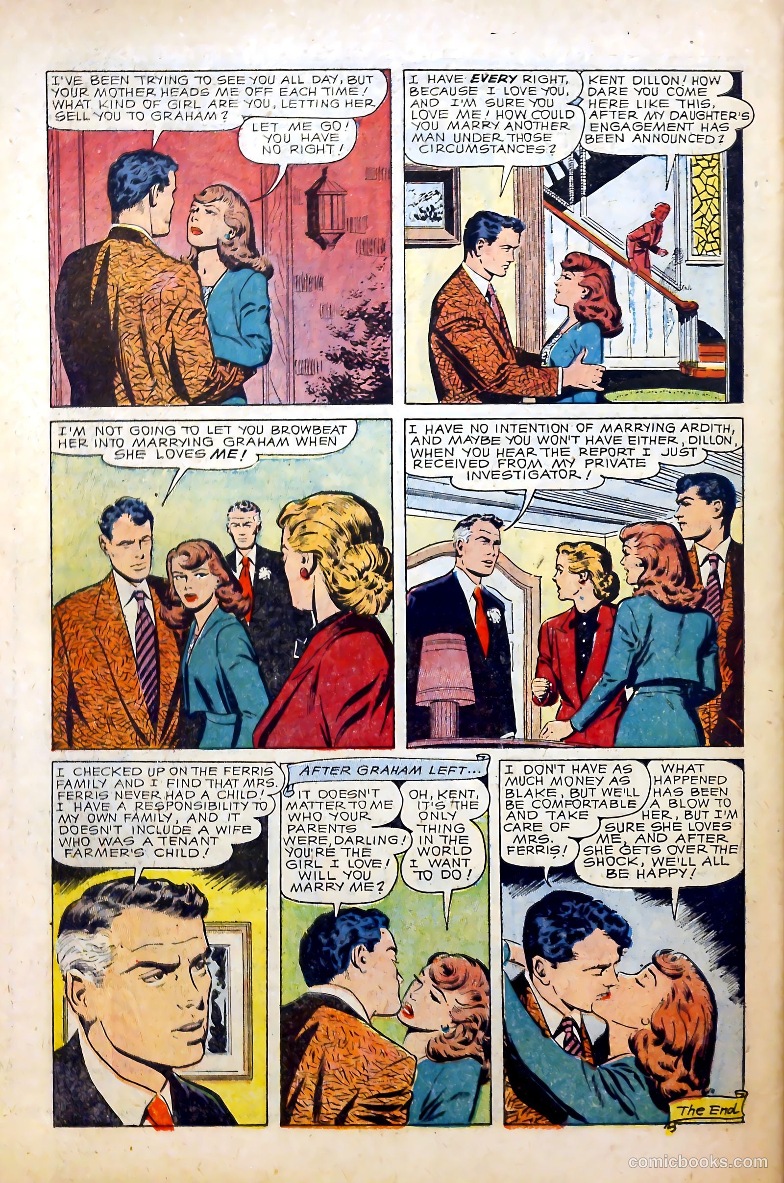 Glamorous Romances #83 (1955) — page 34 of 36