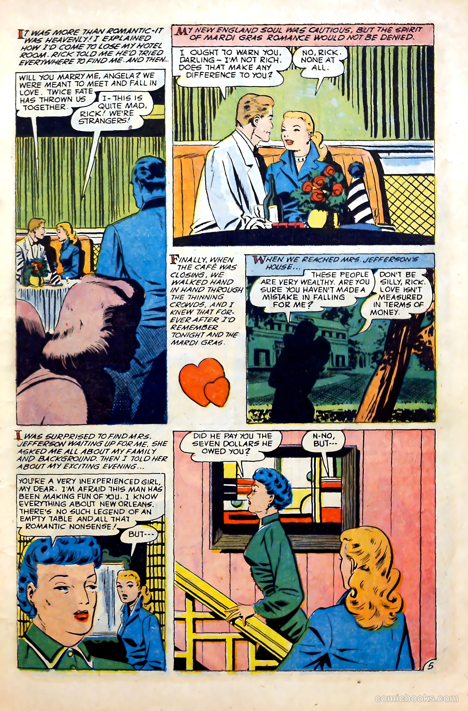 Glamorous Romances #84 (1955) — page 7 of 37