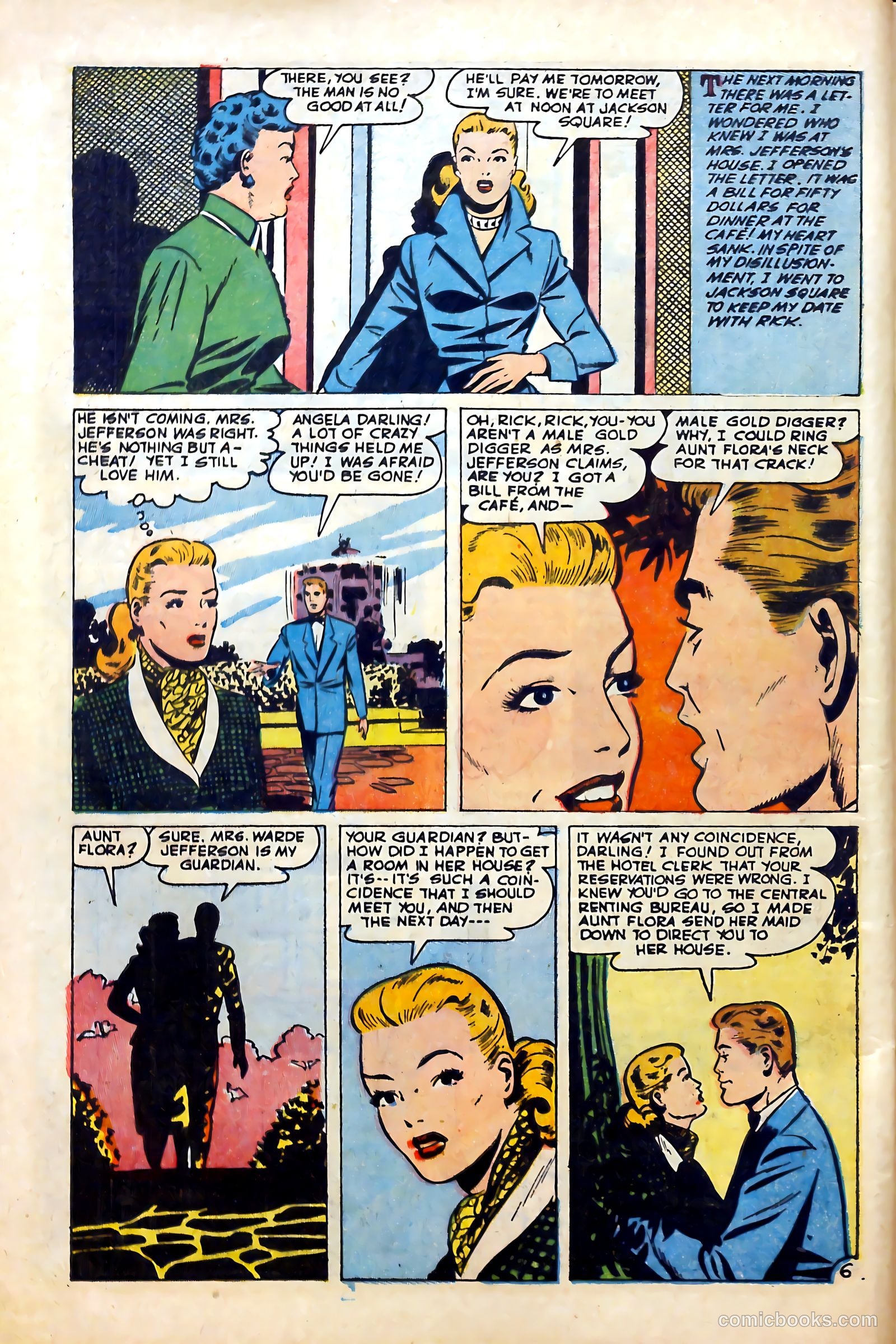 Glamorous Romances #84 (1955) — page 8 of 37