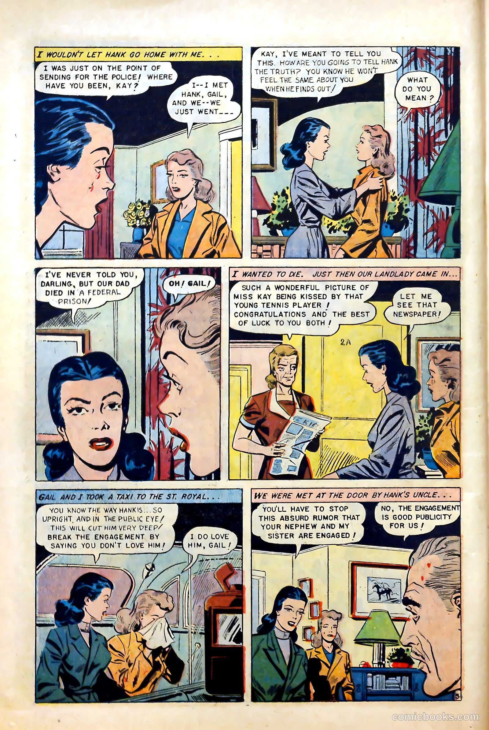 Glamorous Romances #84 (1955) — page 14 of 37
