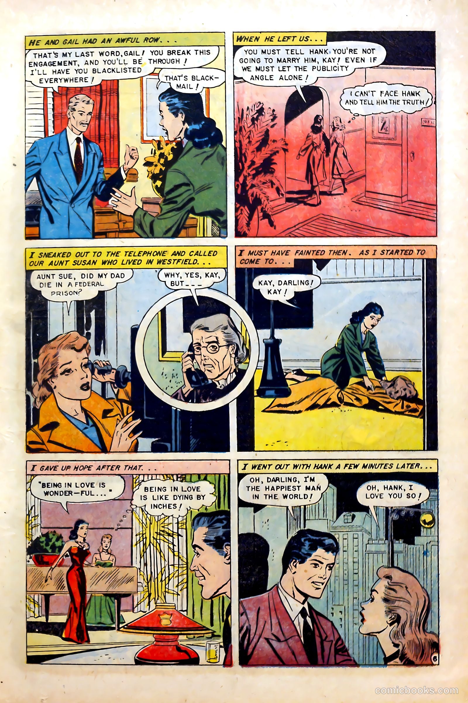 Glamorous Romances #84 (1955) — page 15 of 37