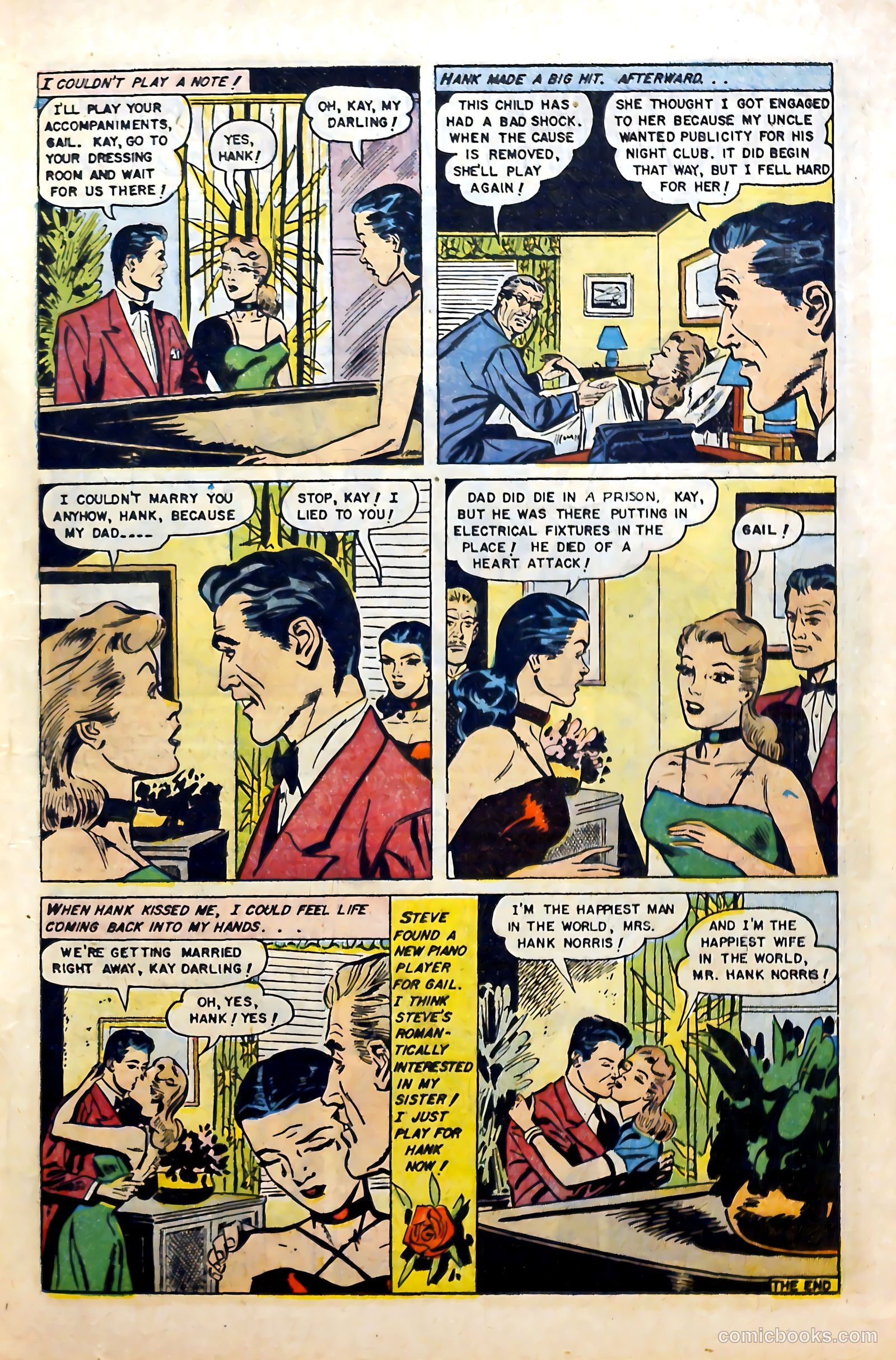 Glamorous Romances #84 (1955) — page 17 of 37