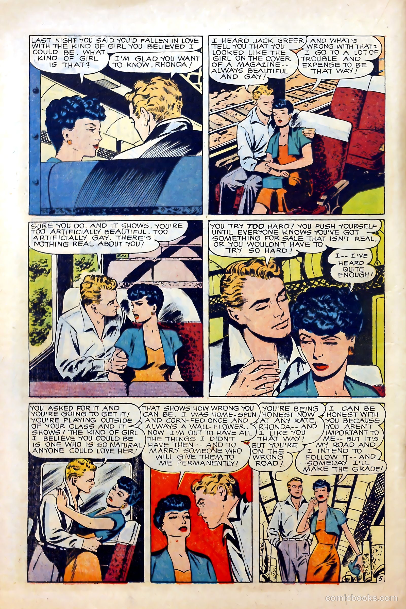 Glamorous Romances #84 (1955) — page 22 of 37