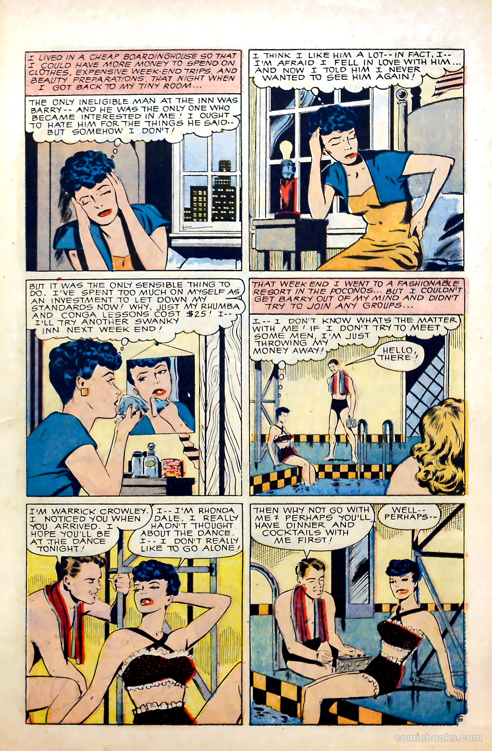 Glamorous Romances #84 (1955) — page 23 of 37