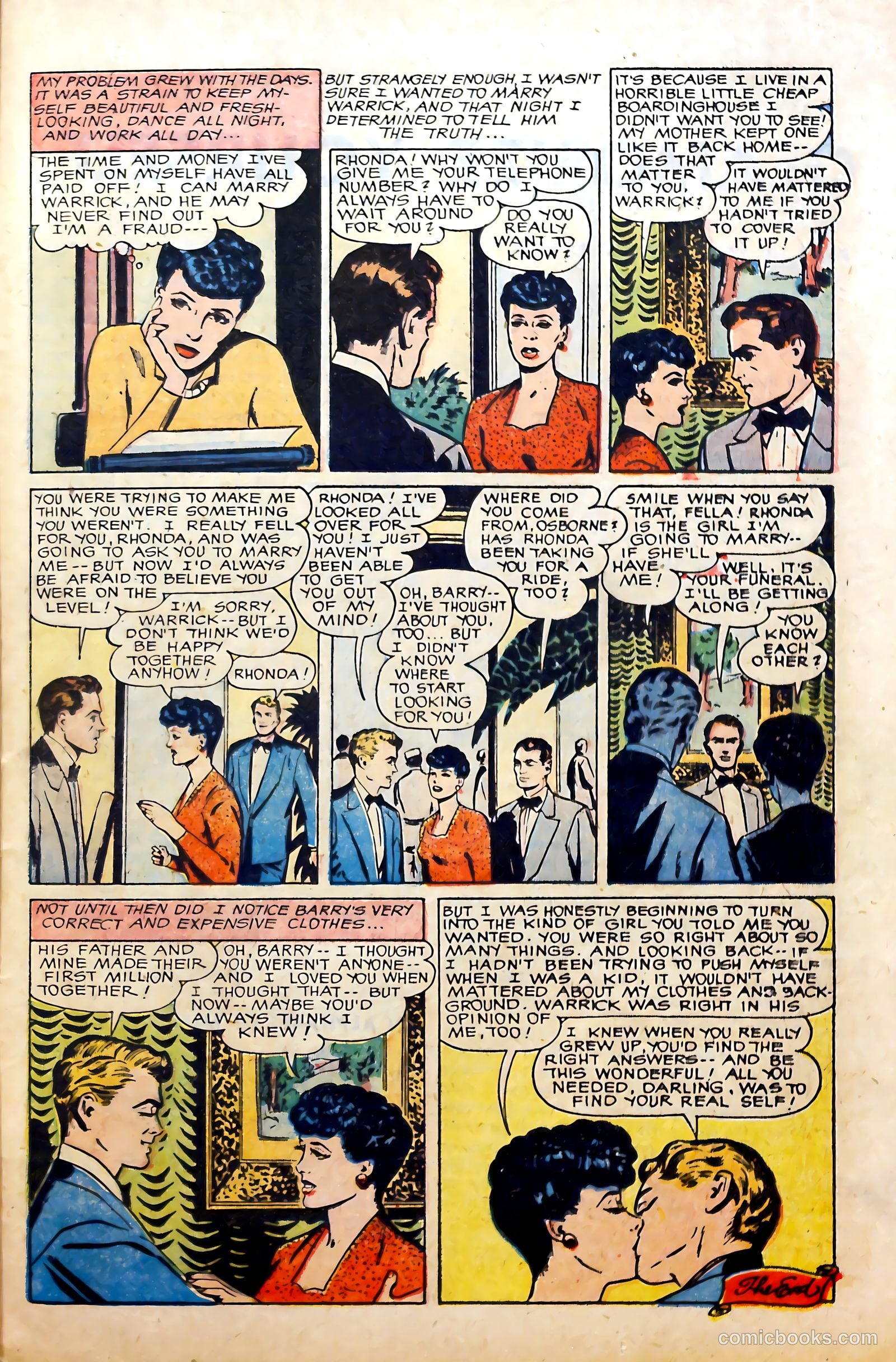 Glamorous Romances #84 (1955) — page 25 of 37