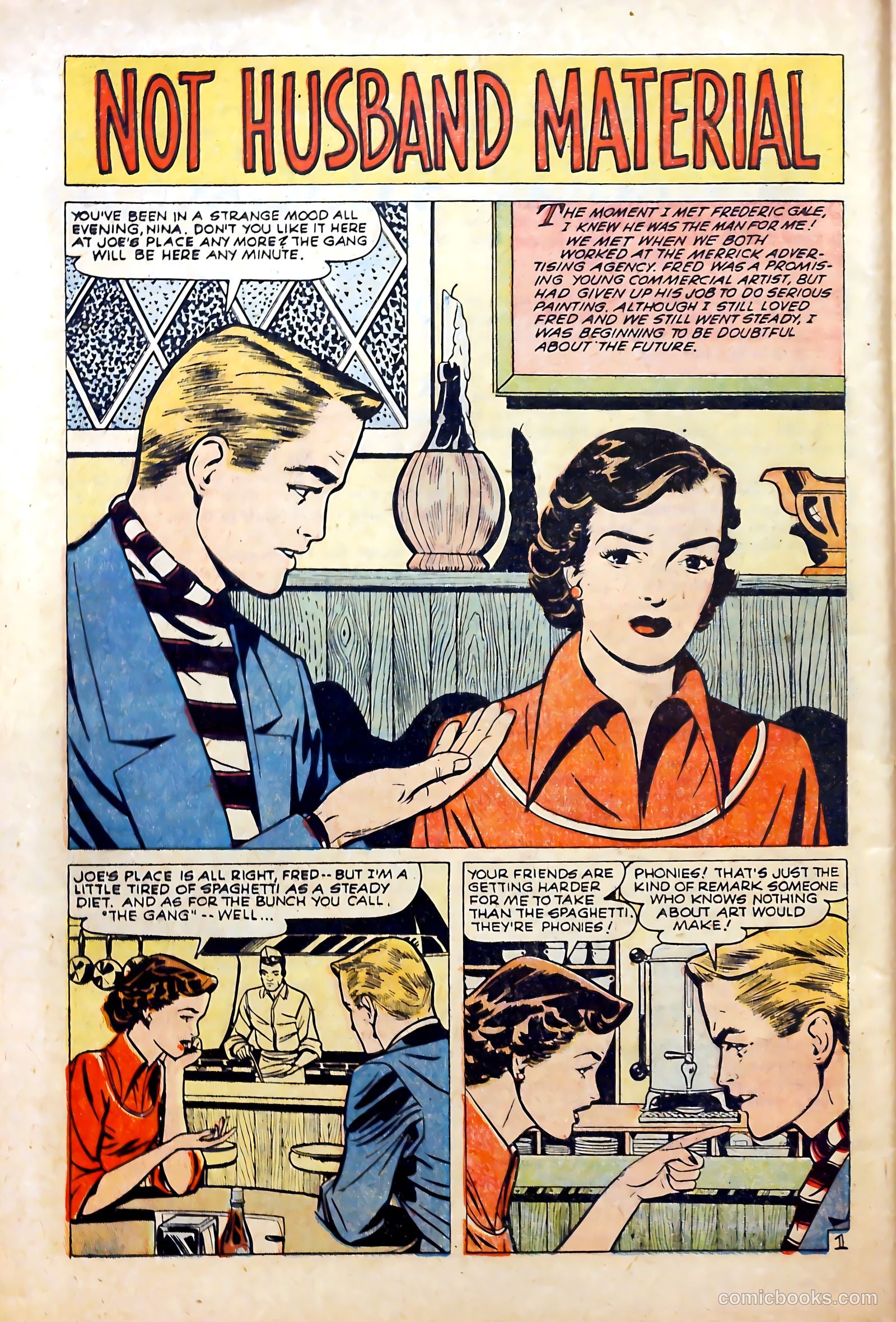 Glamorous Romances #84 (1955) — page 28 of 37