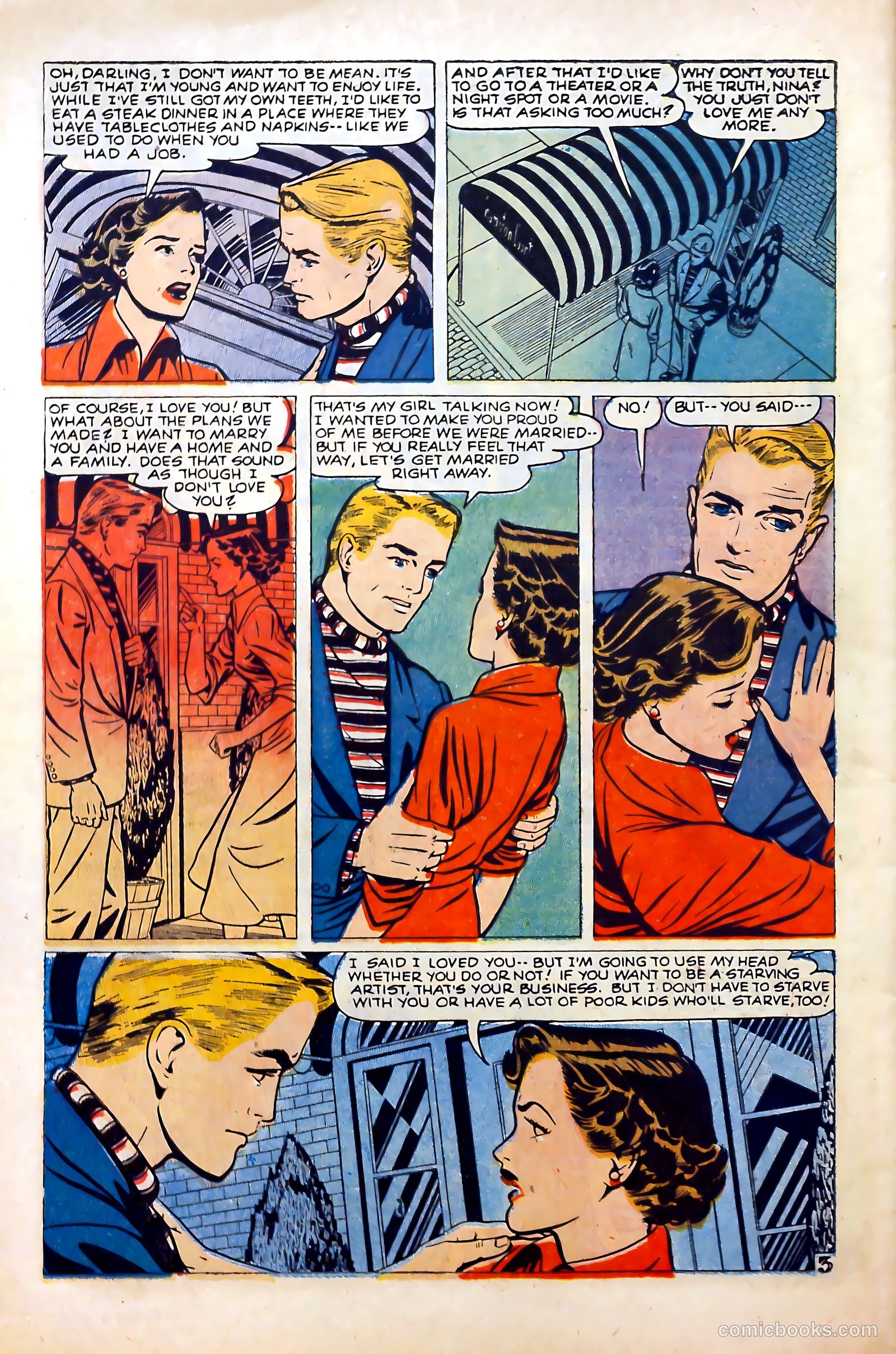 Glamorous Romances #84 (1955) — page 30 of 37