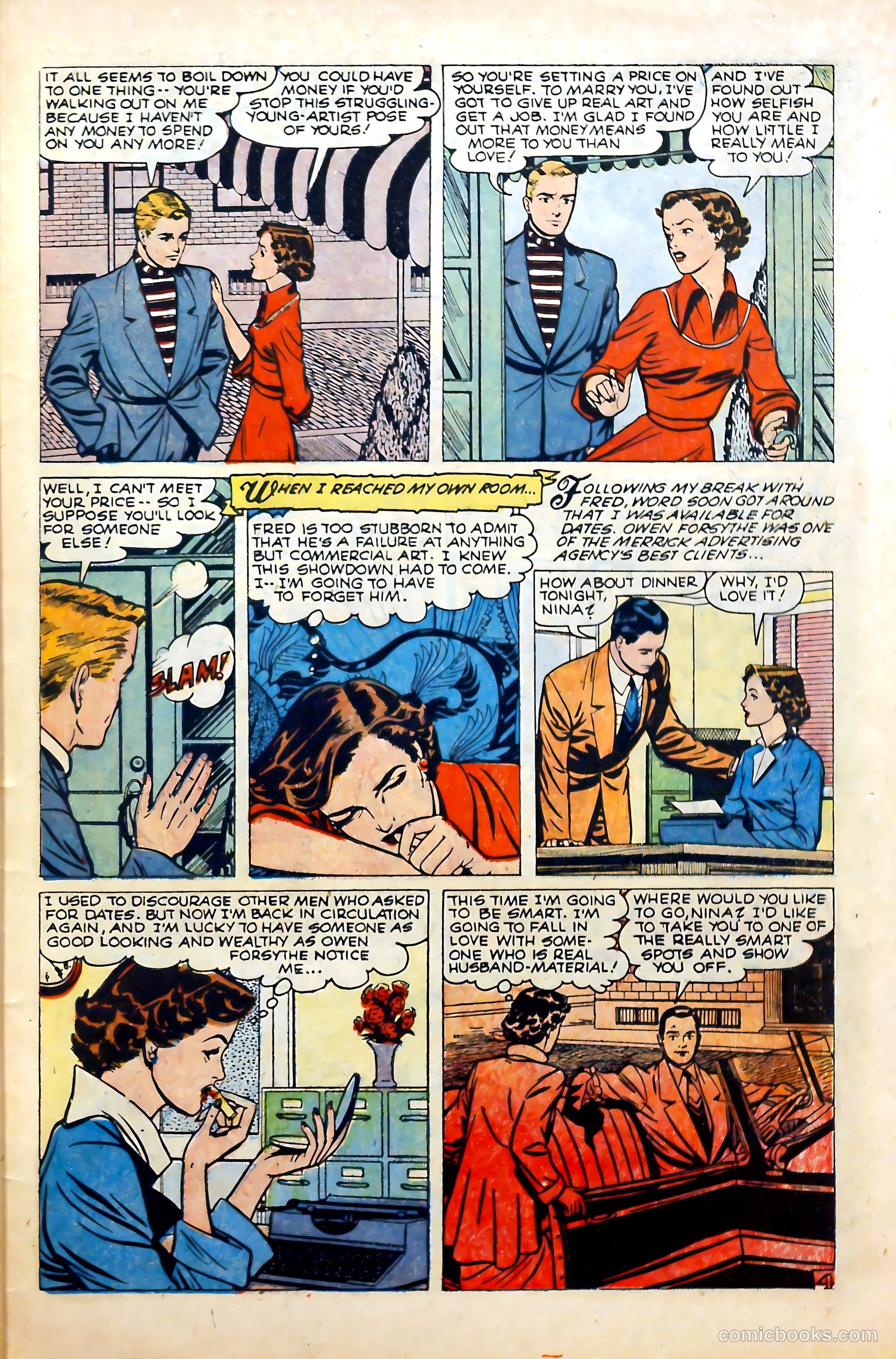Glamorous Romances #84 (1955) — page 31 of 37
