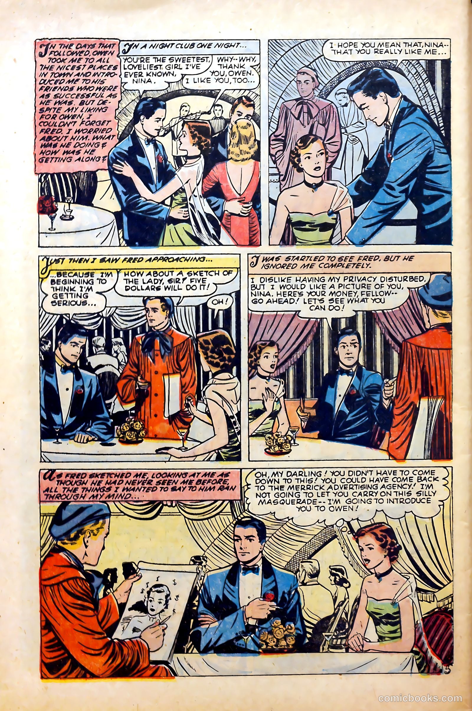 Glamorous Romances #84 (1955) — page 32 of 37