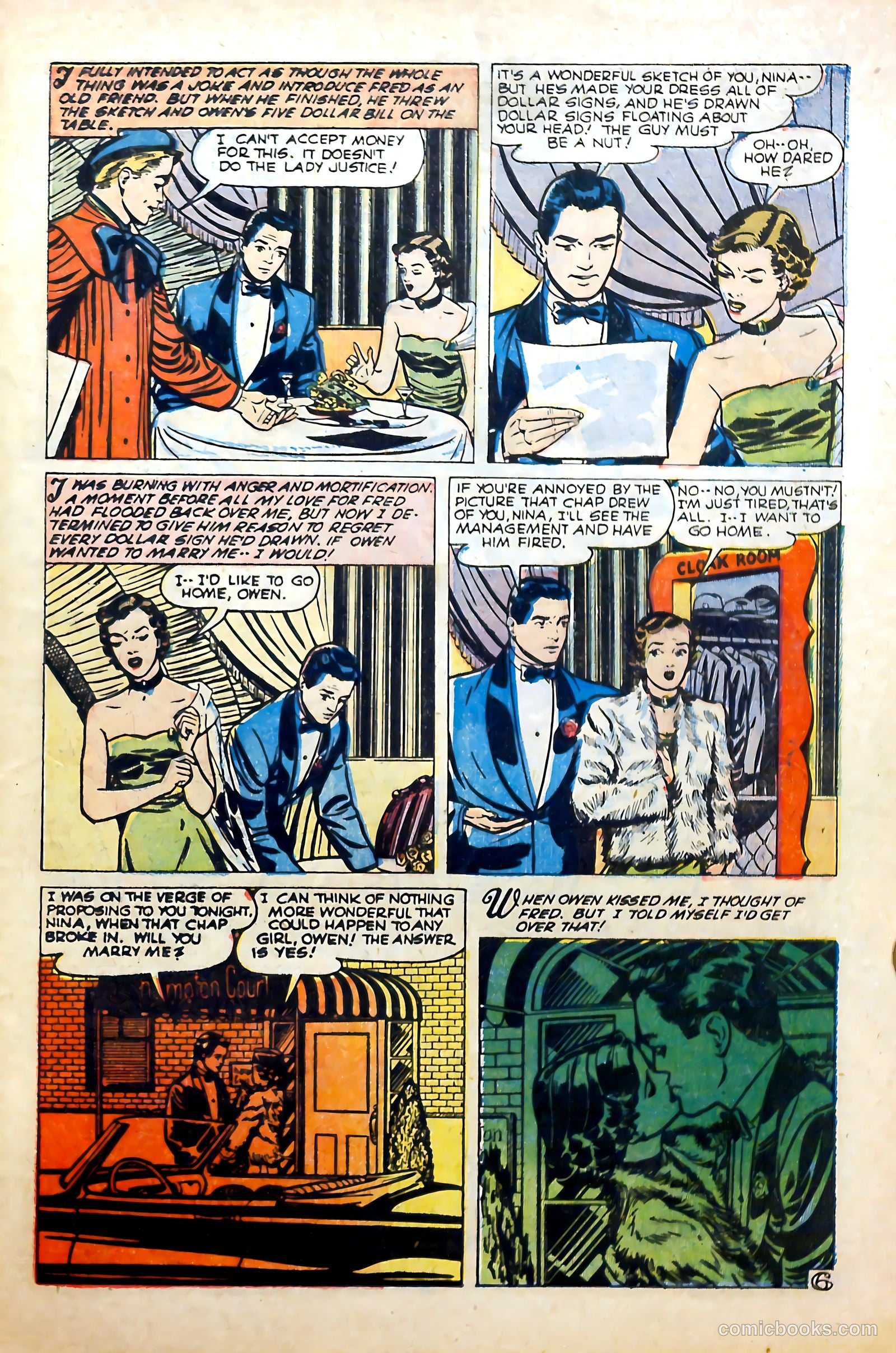 Glamorous Romances #84 (1955) — page 33 of 37