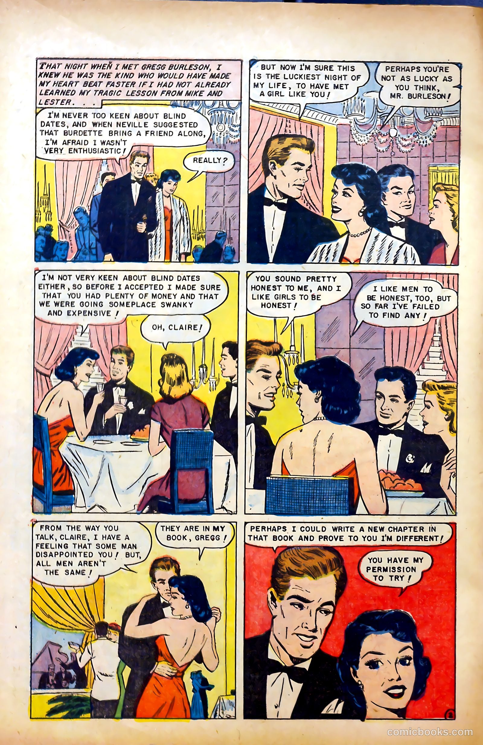 Glamorous Romances #85 (1955) — page 4 of 36
