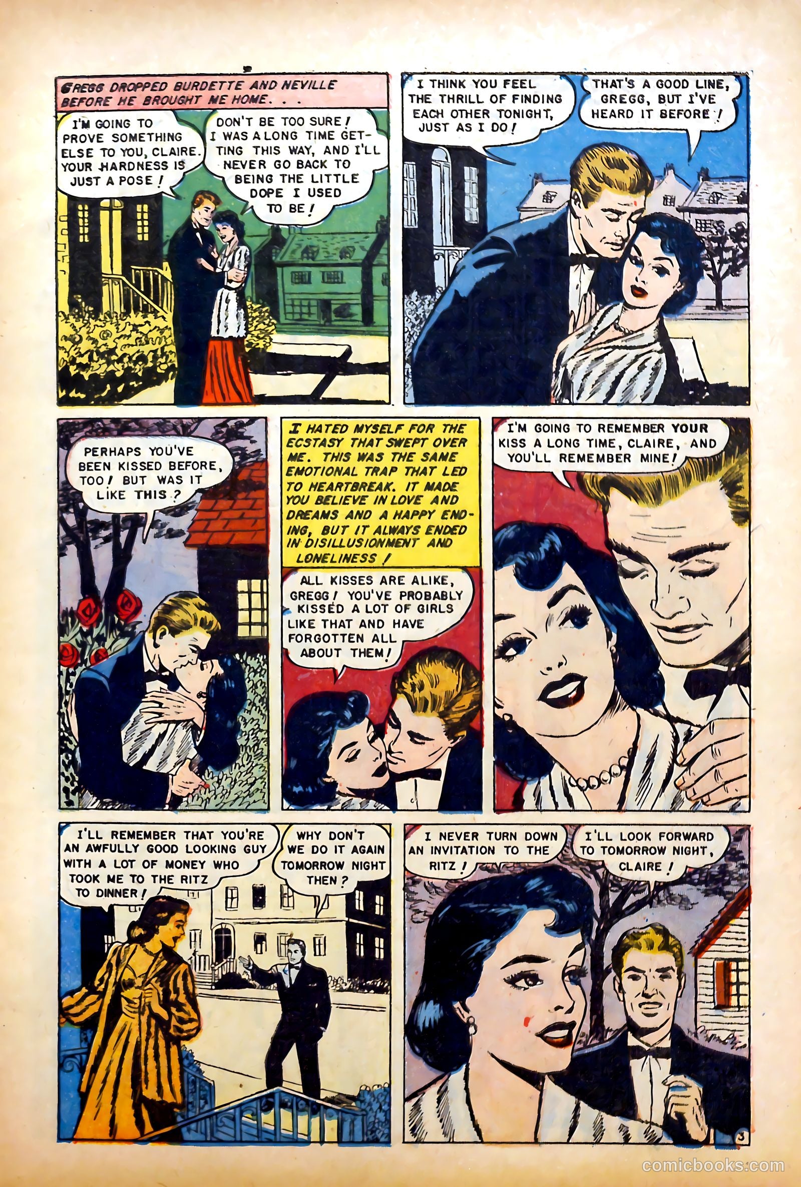 Glamorous Romances #85 (1955) — page 5 of 36
