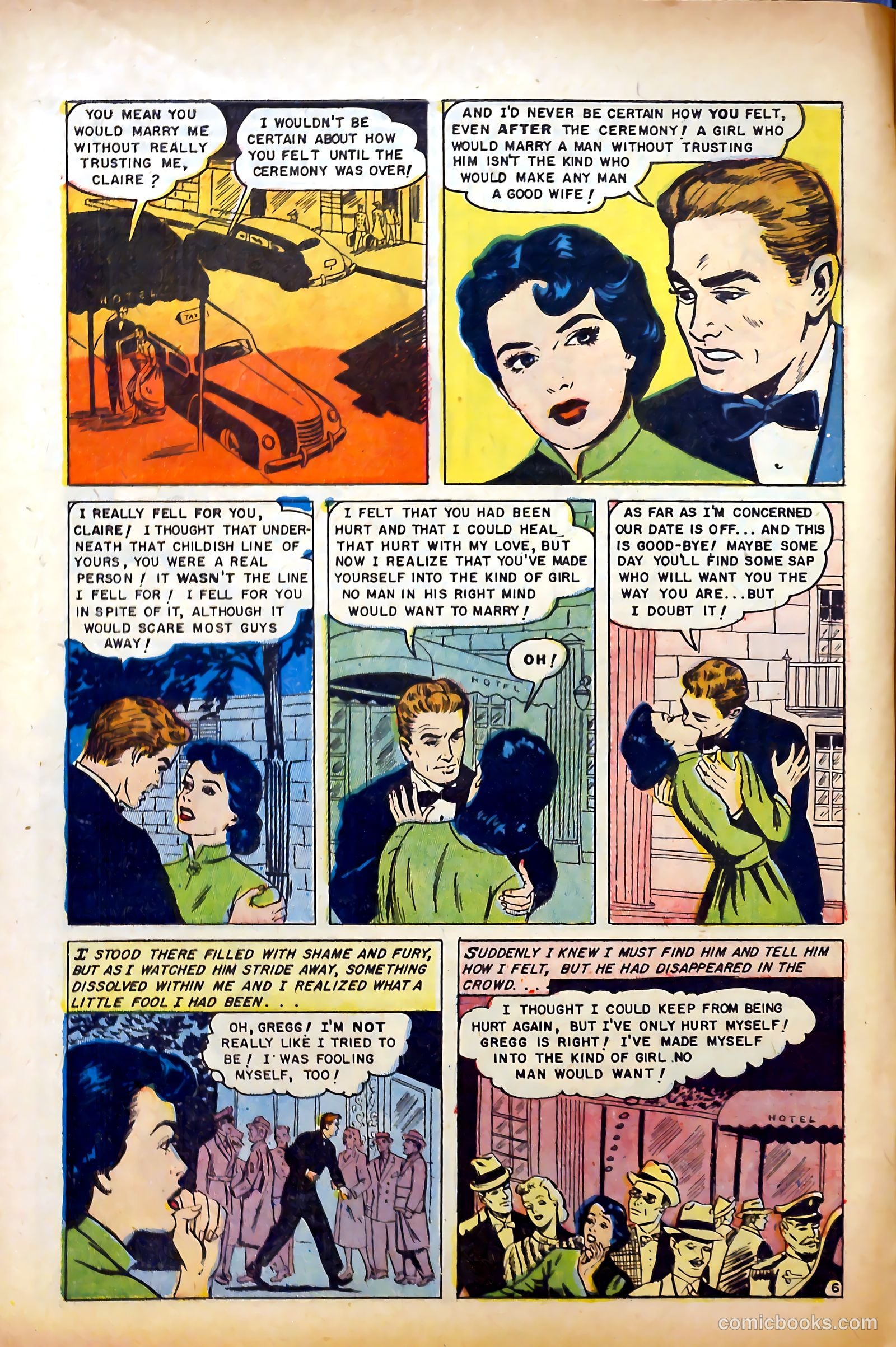 Glamorous Romances #85 (1955) — page 8 of 36