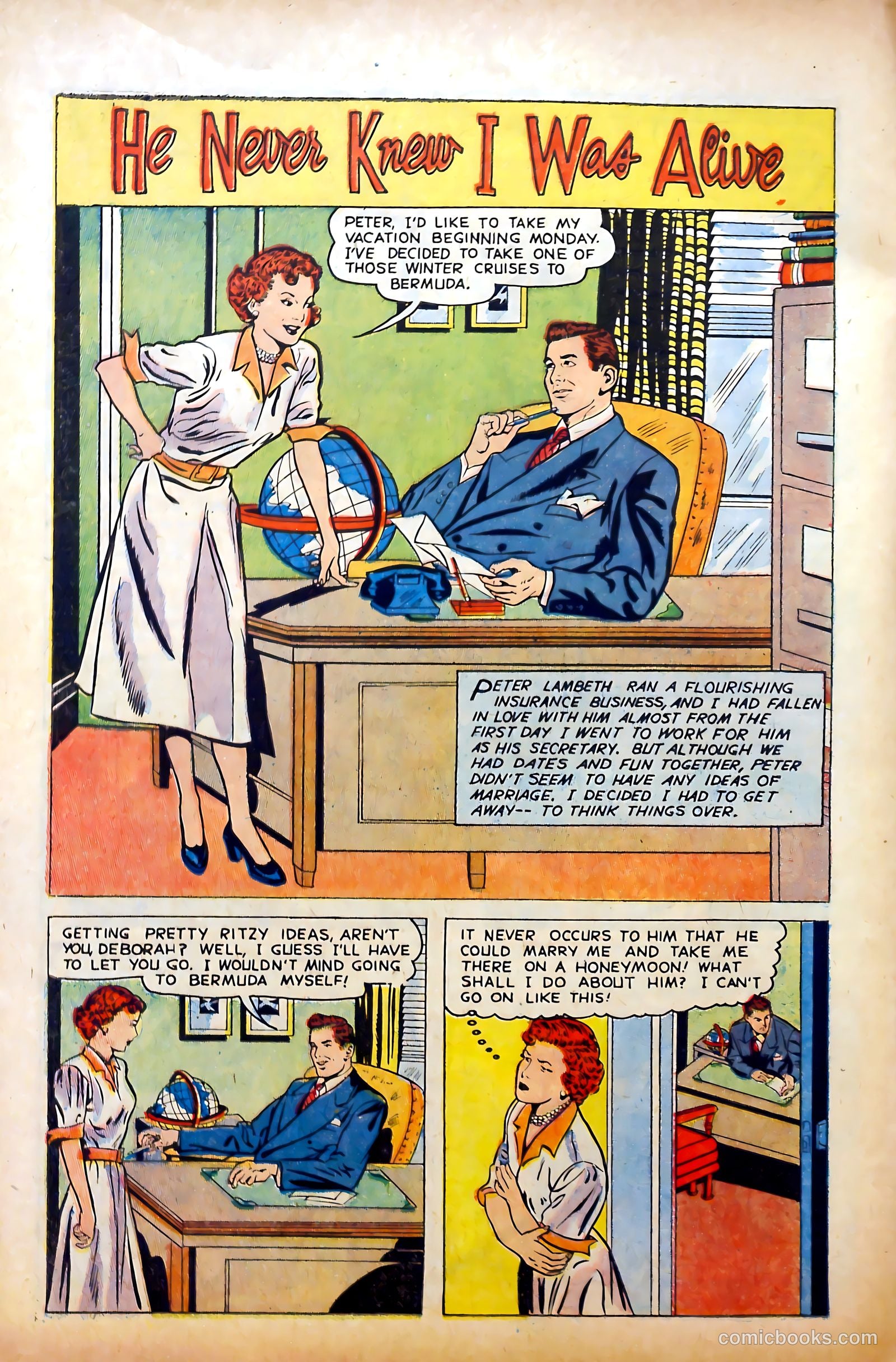Glamorous Romances #85 (1955) — page 10 of 36