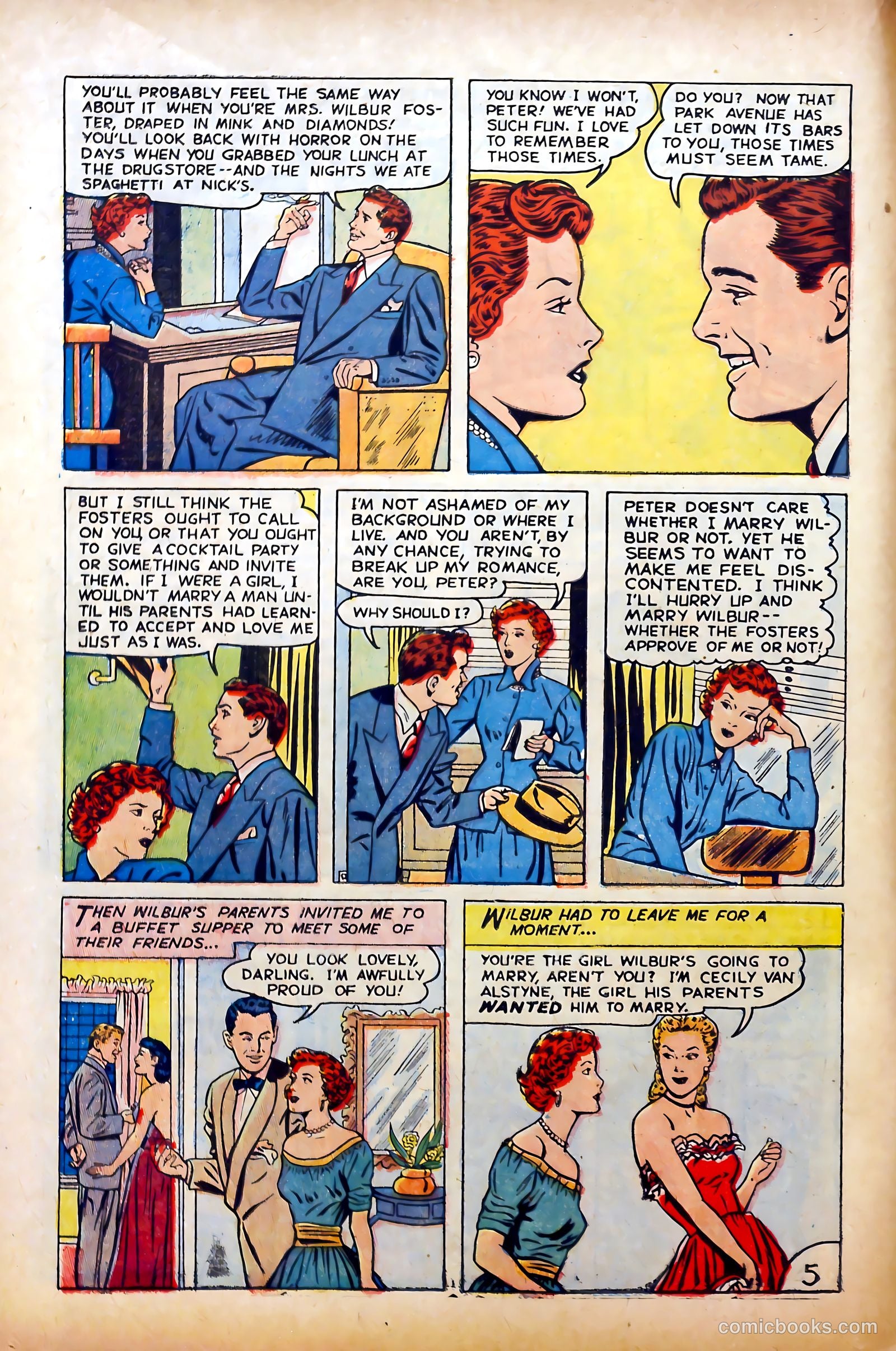 Glamorous Romances #85 (1955) — page 14 of 36