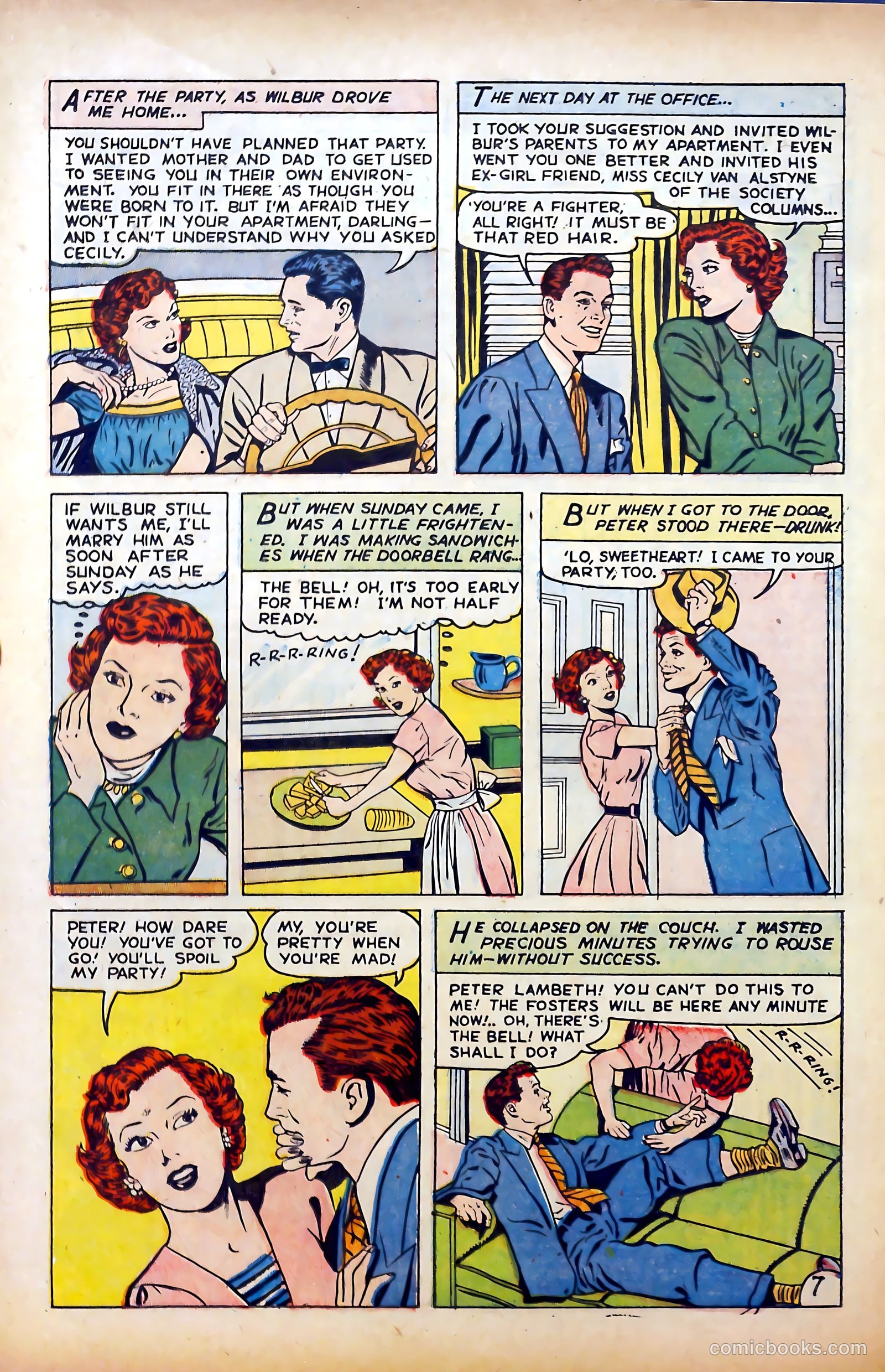Glamorous Romances #85 (1955) — page 16 of 36