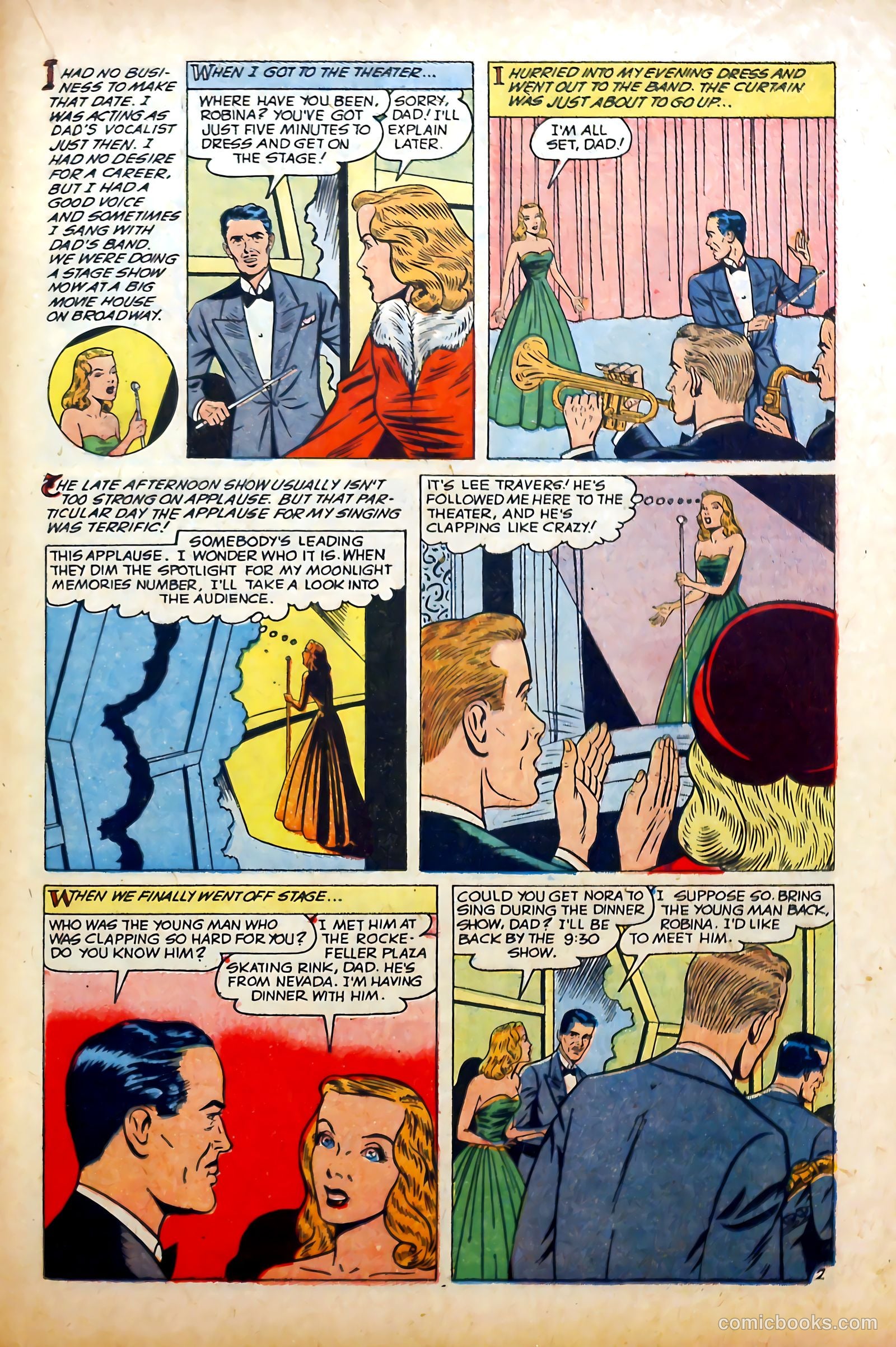 Glamorous Romances #85 (1955) — page 19 of 36