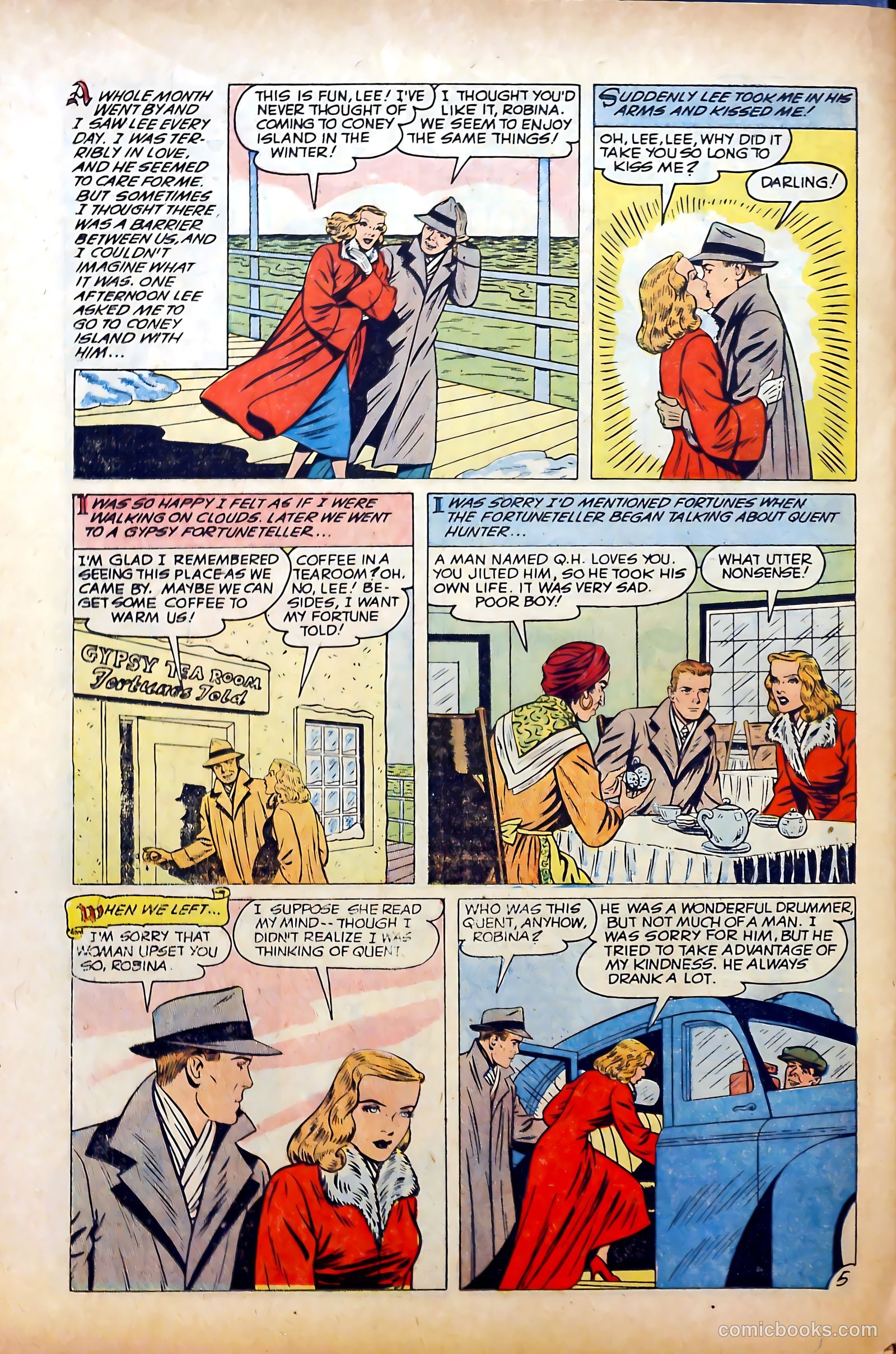 Glamorous Romances #85 (1955) — page 22 of 36