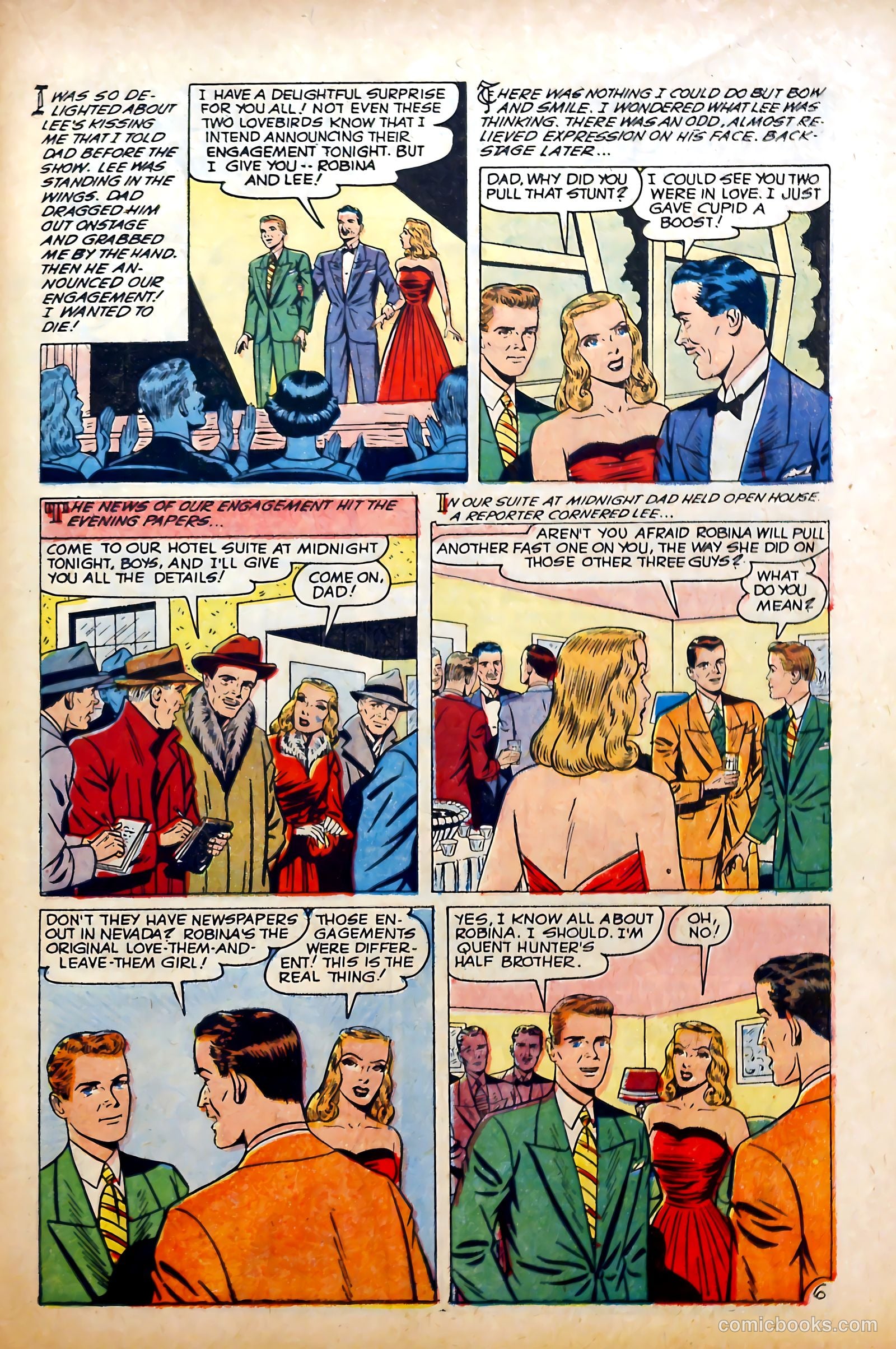 Glamorous Romances #85 (1955) — page 23 of 36