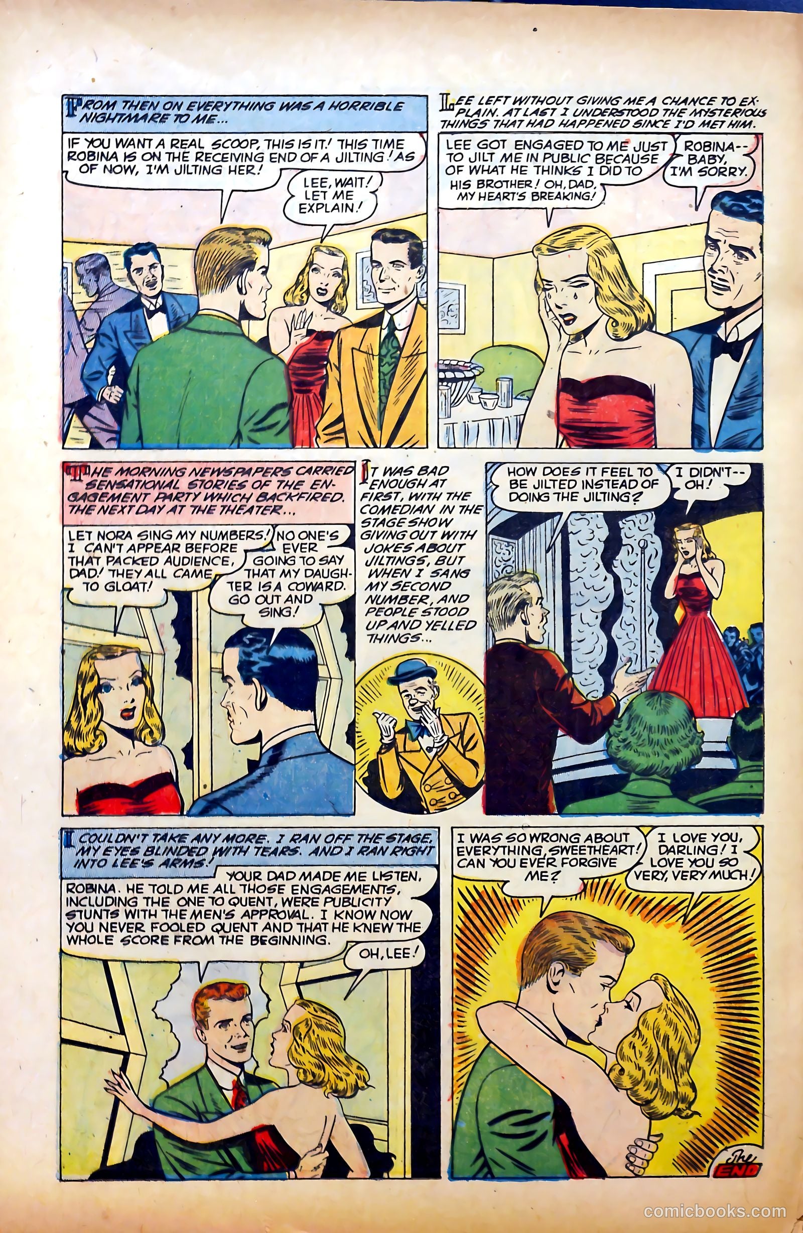 Glamorous Romances #85 (1955) — page 24 of 36
