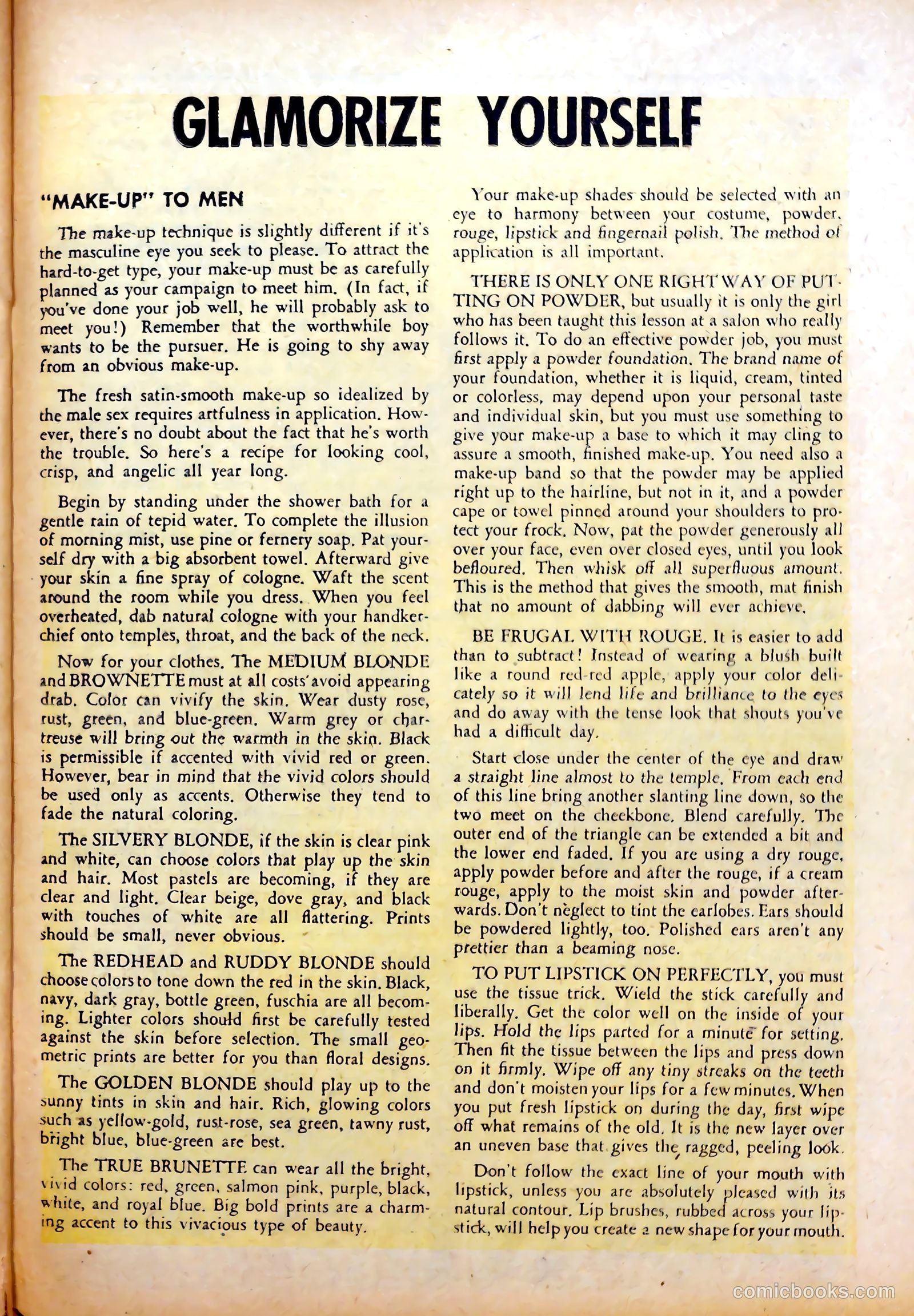 Glamorous Romances #85 (1955) — page 25 of 36