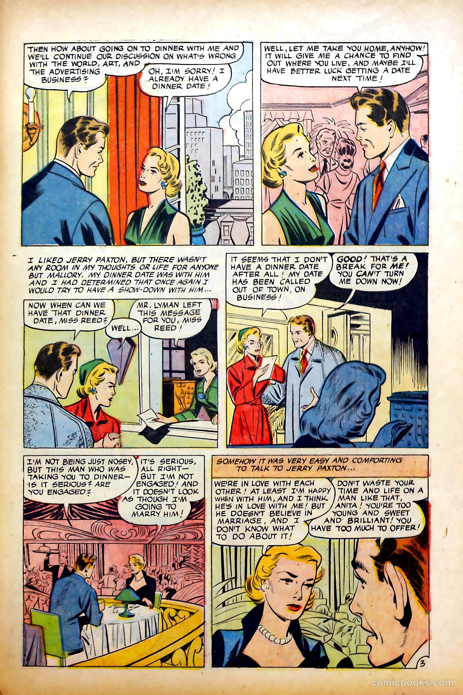 Glamorous Romances #85 (1955) — page 29 of 36