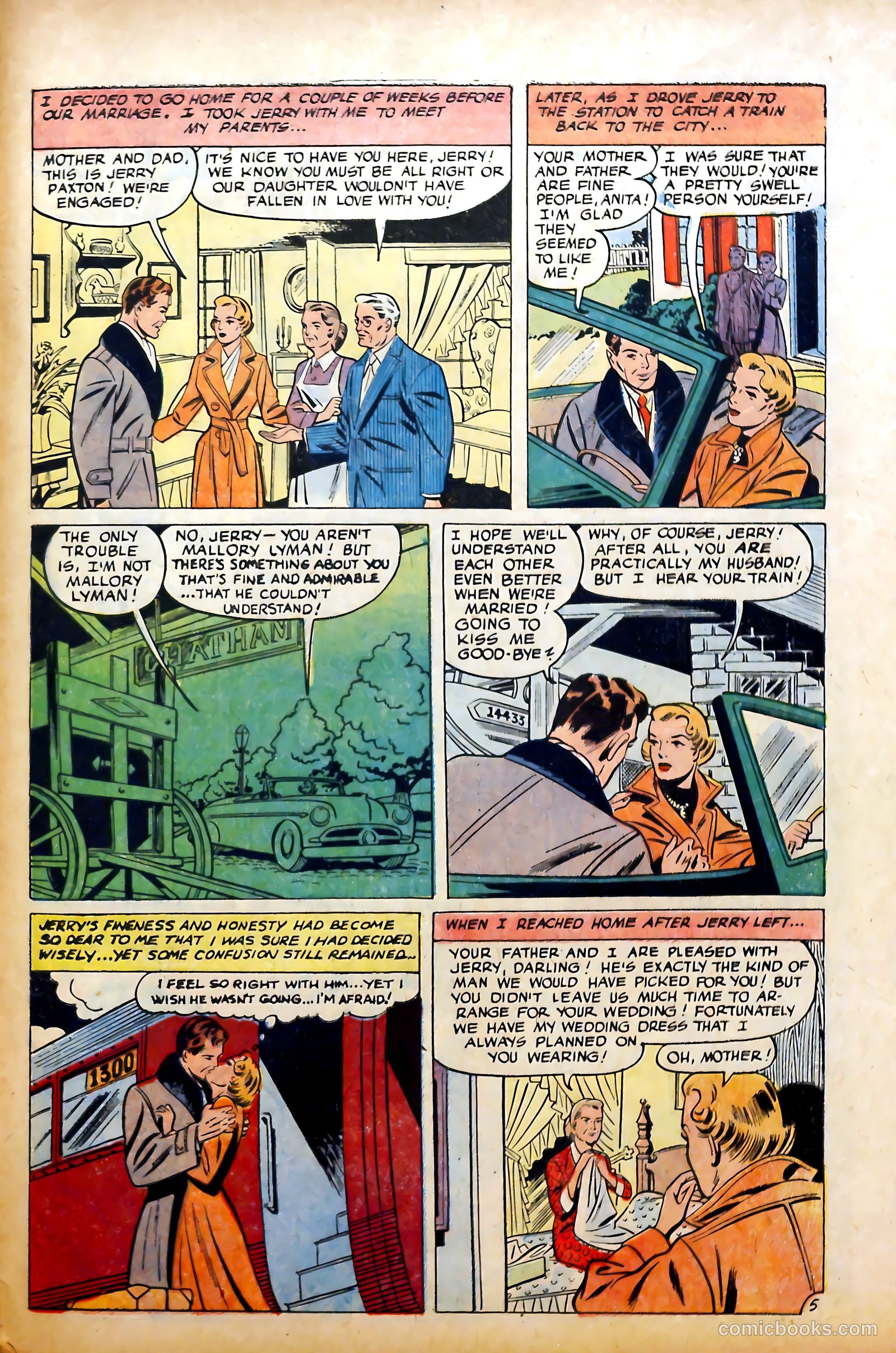 Glamorous Romances #85 (1955) — page 31 of 36