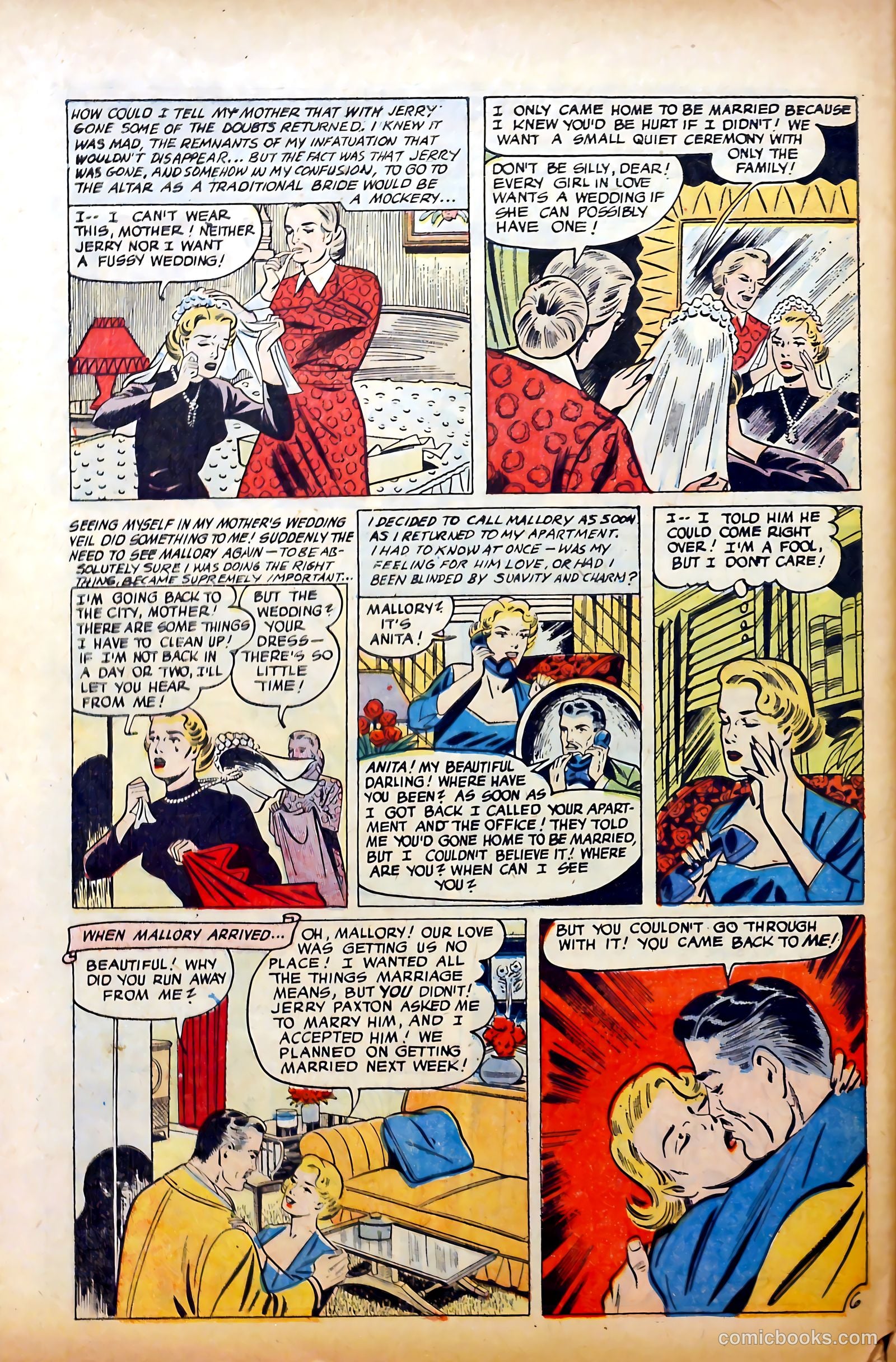 Glamorous Romances #85 (1955) — page 32 of 36
