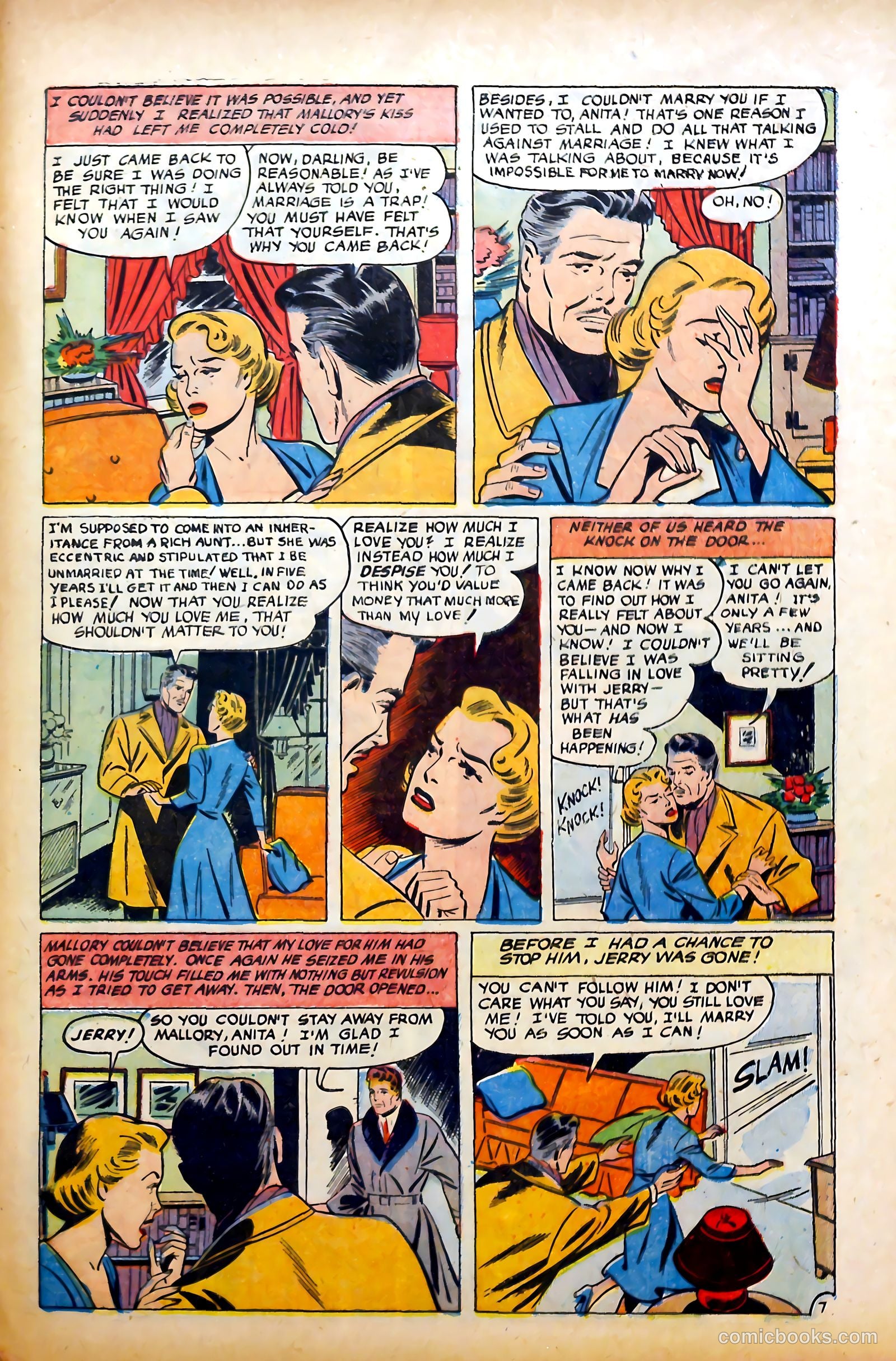 Glamorous Romances #85 (1955) — page 33 of 36