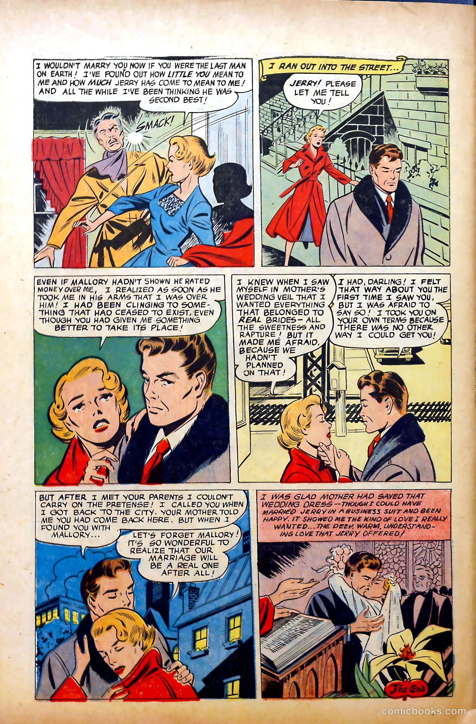 Glamorous Romances #85 (1955) — page 34 of 36