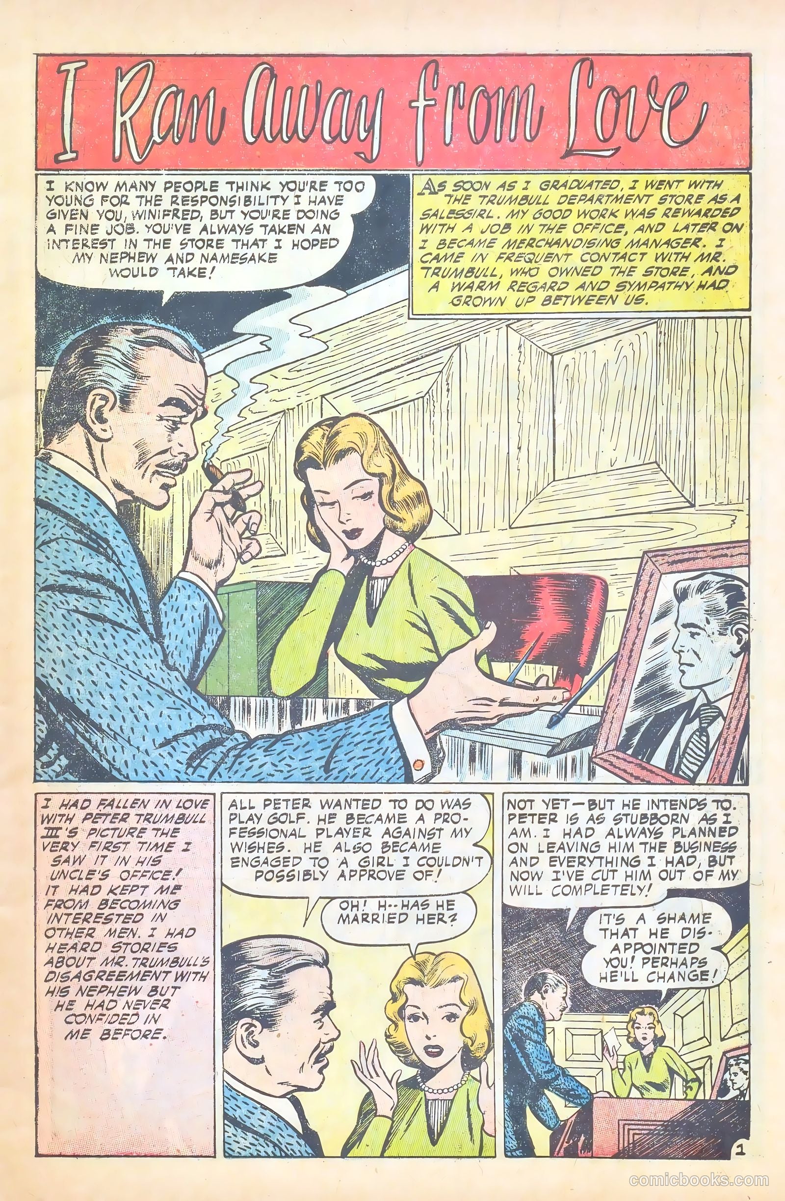 Glamorous Romances #86 (1956) — page 3 of 37