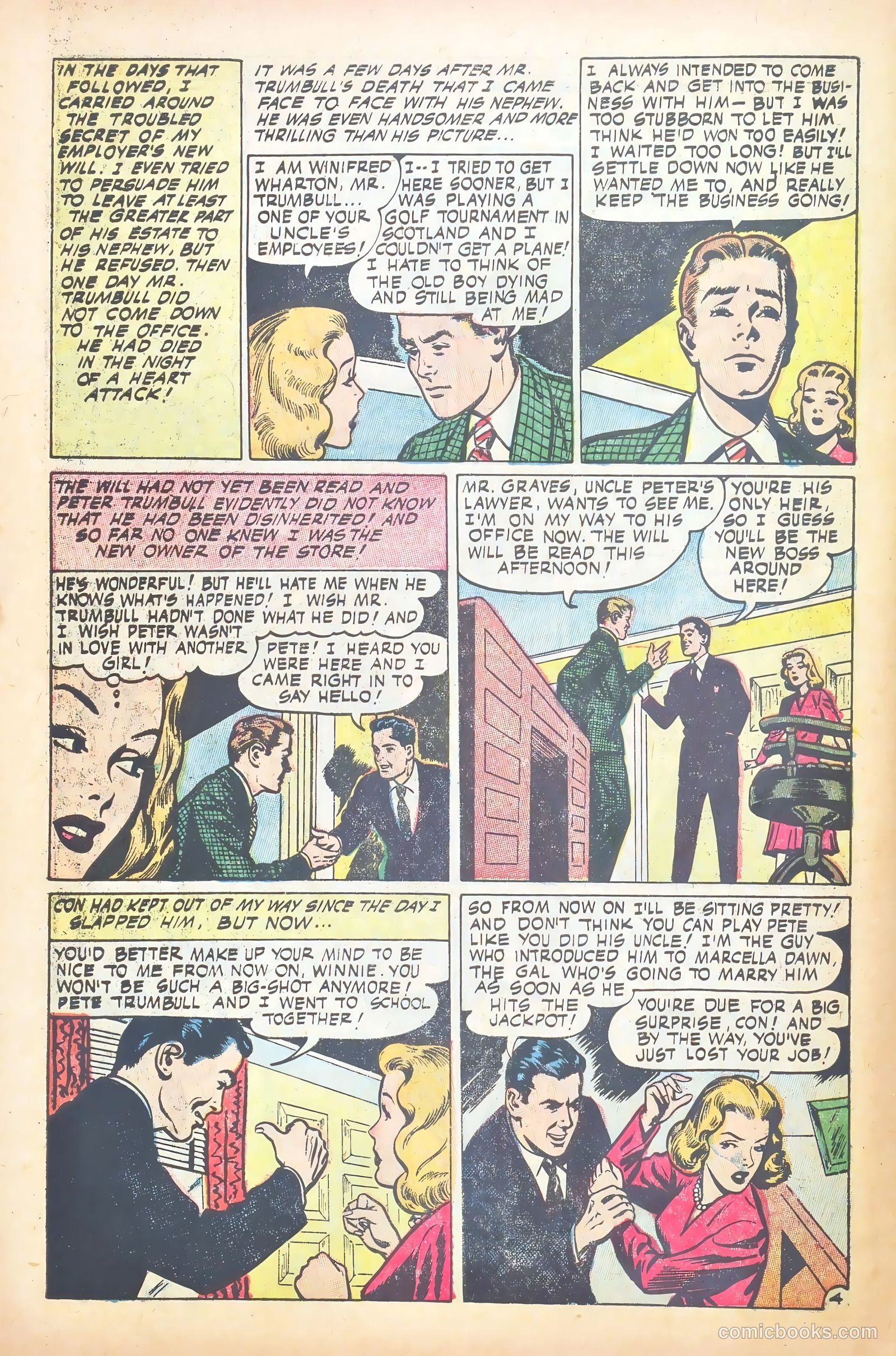 Glamorous Romances #86 (1956) — page 6 of 37